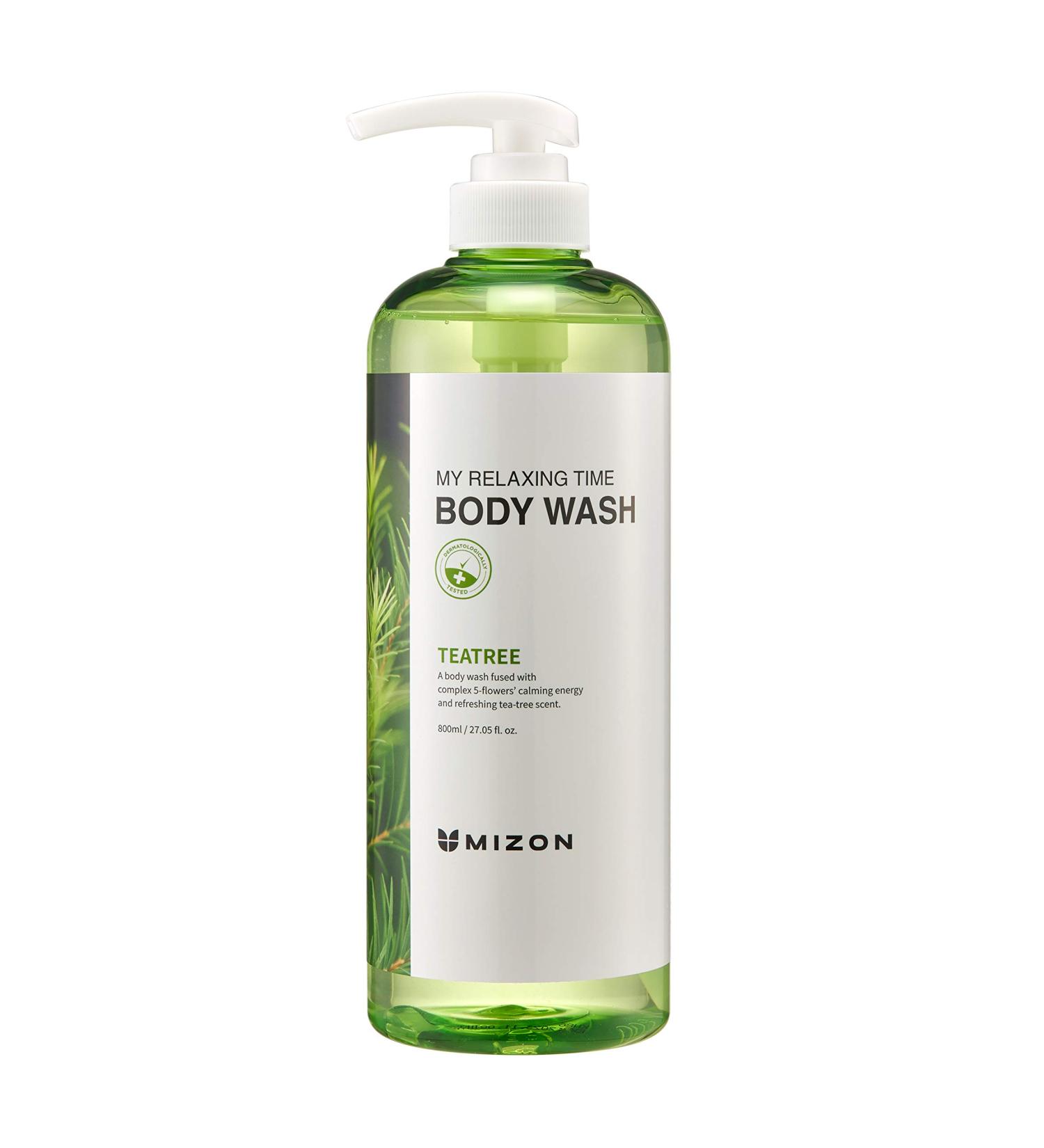 MIZON TEA TREE Body Wash (27 oz) - Nourishing Moisturizing Formula for Soft Soothe Skin | Deep Hydration & Long-Lasting Care - Shop Internationally - Buy Online on GoSupps.com