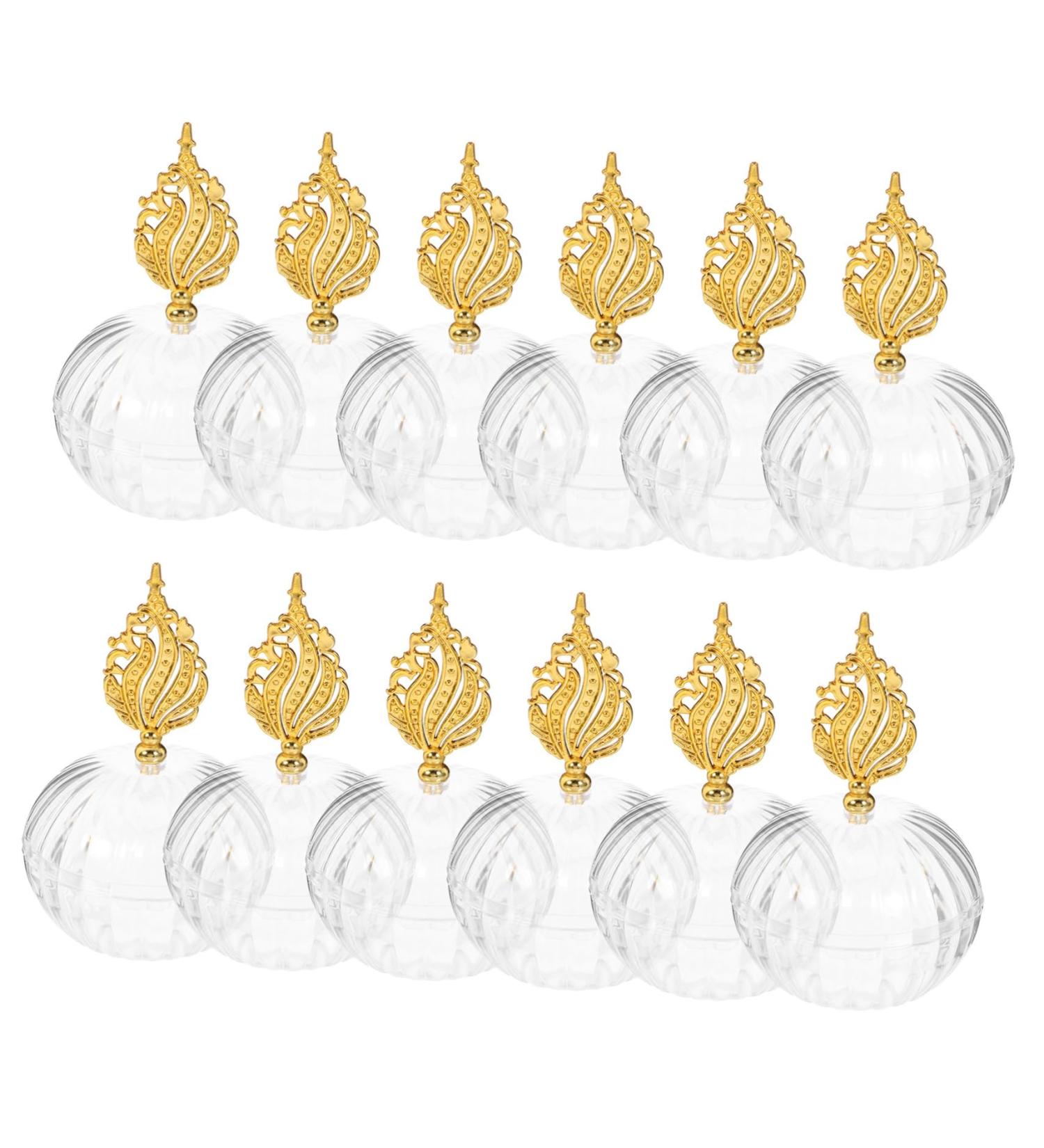 NUOBESTY 12pcs Box Candy Box Gold Decor Wedding Decor Party Favors for Adults Accessories Aldult Banquet 9.30X6.20X6.20CM Picture 2 - Buy Online on GoSupps.com