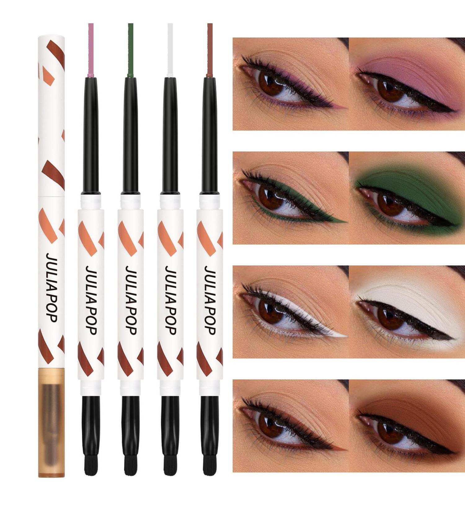 Waterproof Eyeliner - Under Eye Liner Stay On Eye Liner With Anti-perspiration And Waterproof Effect Not Easy To Dye And Strong Coloring Power For Dramatic Style Kagrote B01# - Buy Online on GoSupps.com