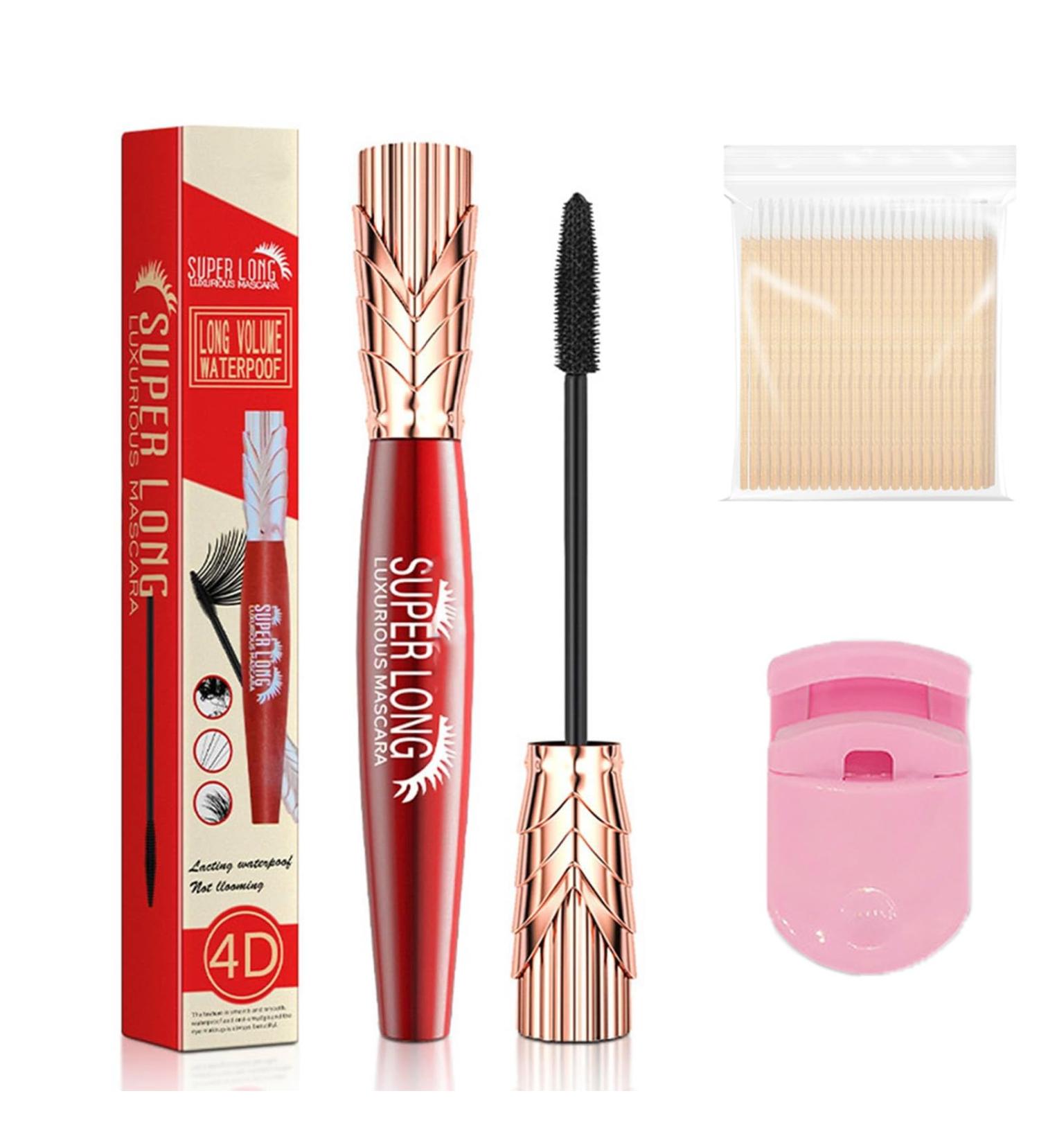 Yanqina Super Long Mascara Yankina Super Long Mascara 4d Waterproof Sweat Proof Mascara Stereo Lengthening Mascara (1pc) - Buy Online on GoSupps.com