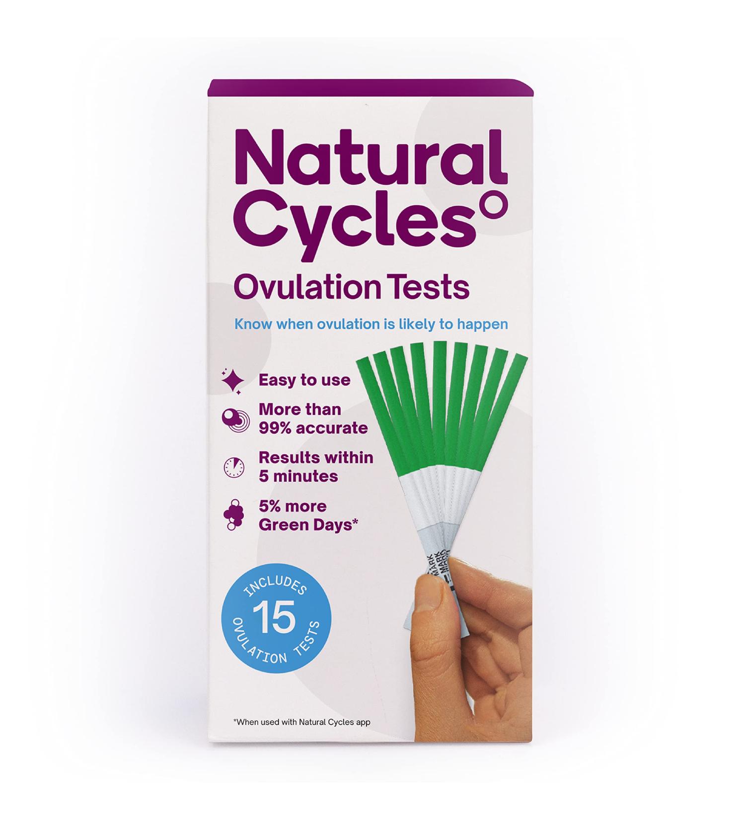 Natural Cycles Ovulation Tests - 99% Accurate LH Detection in Minutes | 15 Tests - Buy Online on GoSupps.com