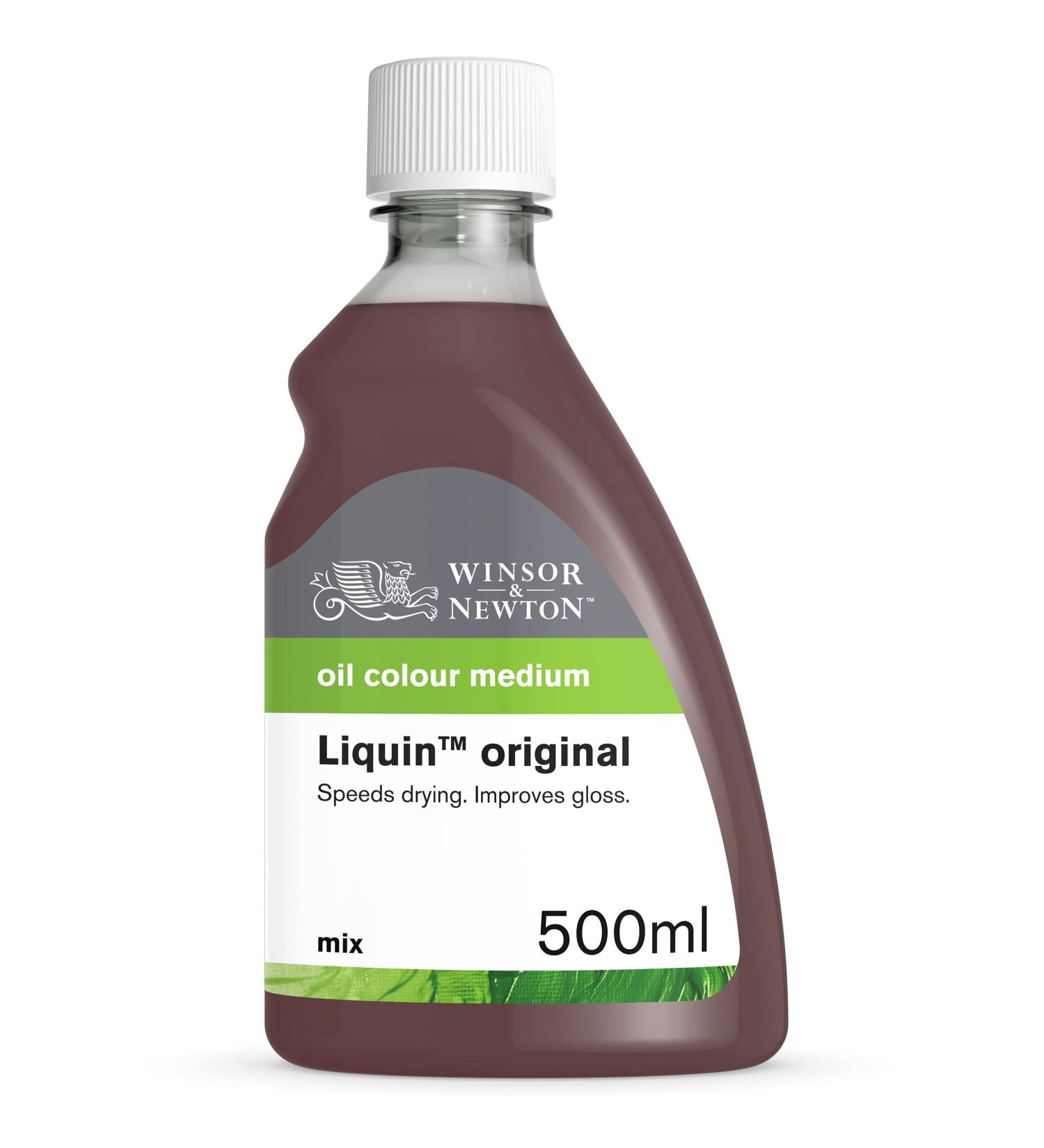 Winsor & Newton Liquin Original Medium 500ml - Fast Drying Medium for Oil Paints - Buy Online on GoSupps.com