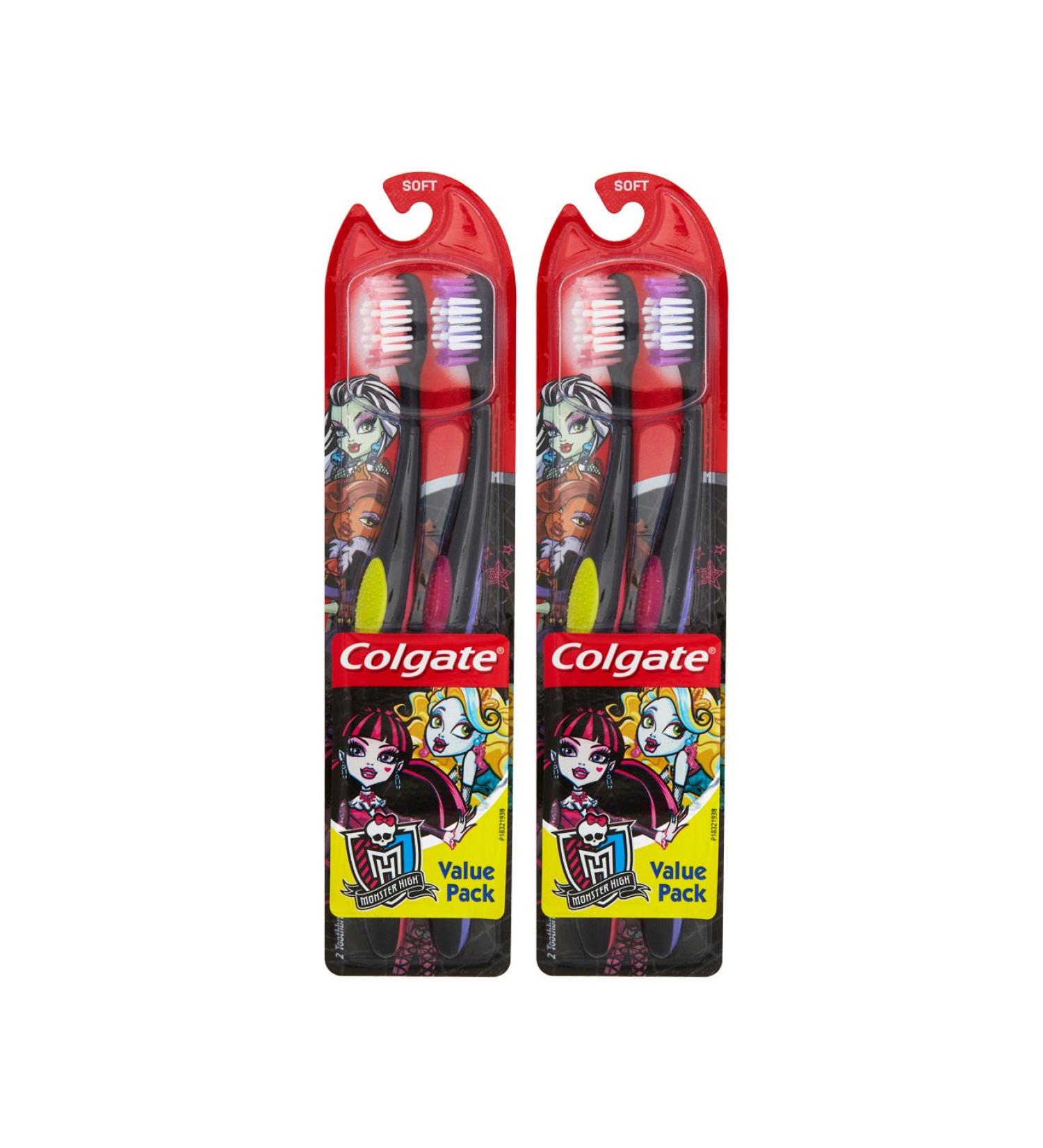 Colgate Monster High Toothbrush Set - Soft Bristles (Colors May Vary) - Buy Online on GoSupps.com