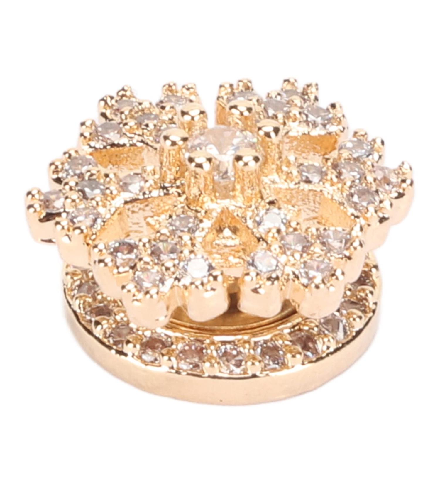 Nail Rhinestone for Nail Design Flatback Crystals Gemstones Nail Charms Jewels Decoration Rotatable Elegant Beautiful Snowflake Shape 3D Christmas Nail Art Decor for Home Salon - Buy Online on GoSupps.com