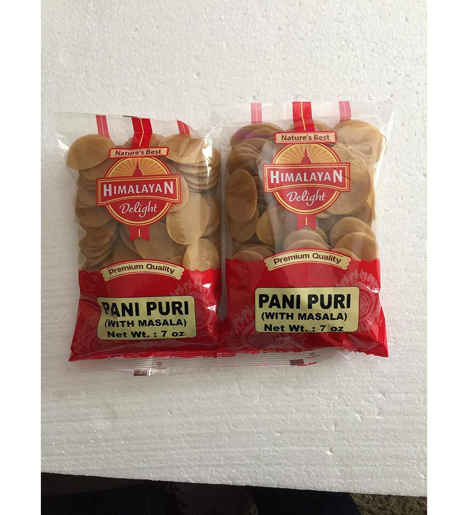 Himalayan Delight Ready-to-Cook Pani Puri with Masala - 7oz | Authentic Indian Street Food Snack - Buy Online on GoSupps.com
