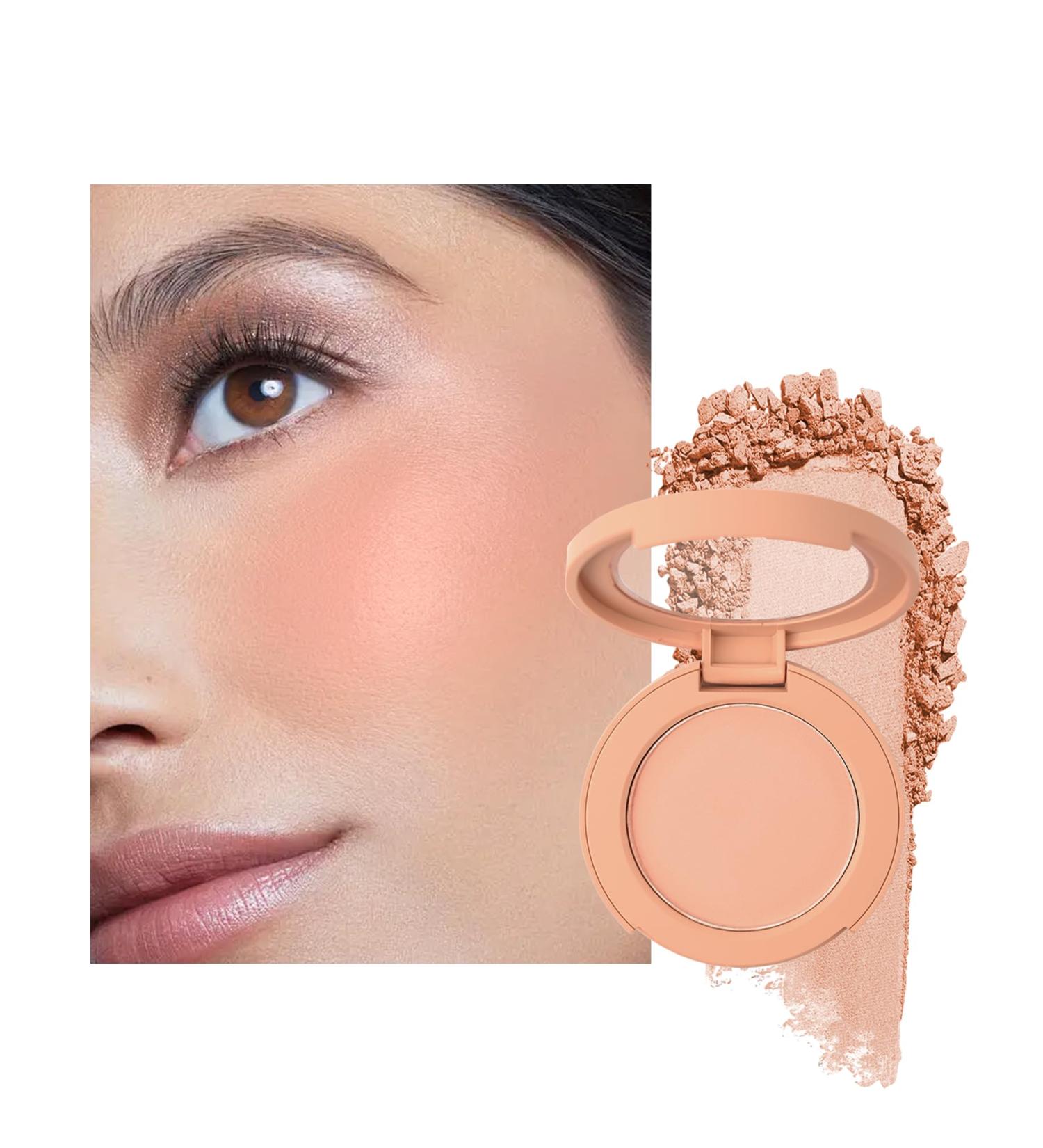 Blush Poudre Nude Abricot Finition Mate Naturelle Longue Dur e Waterproof Fard a Joue Pigment Intense Velout e Blush Cr me Utilisable Fard a Joue et Fards Paupi res Cadeau Maquillage Femme-02 - Buy Online on GoSupps.com