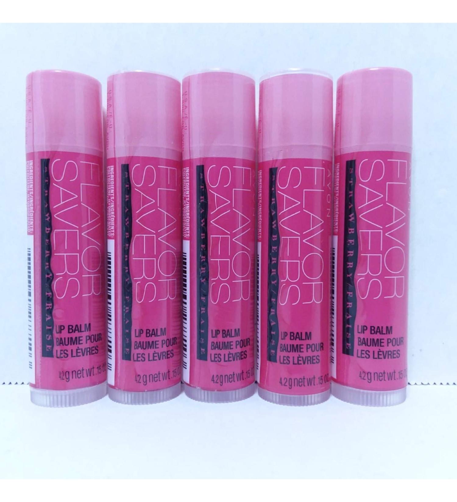 Avon Flavor Savers Lip Balm - Strawberry - Lot of 5