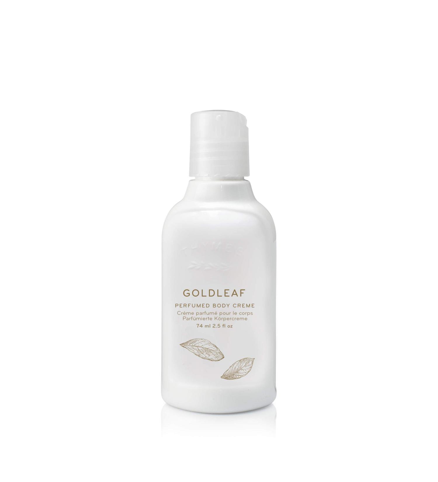 Thymes Petite Perfumed Body Cr me - Goldleaf 2.5 FL OZ | Luxurious Moisturizer for All Skin Types - International Shipping Available - Buy Online on GoSupps.com