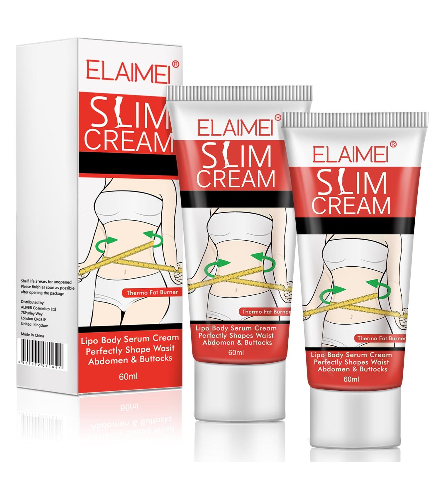 Hot Sweat Cream 2Pack Slimming Fat Burning Cream for Stomach Waist & Buttocks Belly Fat Burner for Women Men Hot Cream Weight Loss Workout Enhancer Moisturizing Massage Cream For All Skin Types - Buy Online on GoSupps.com