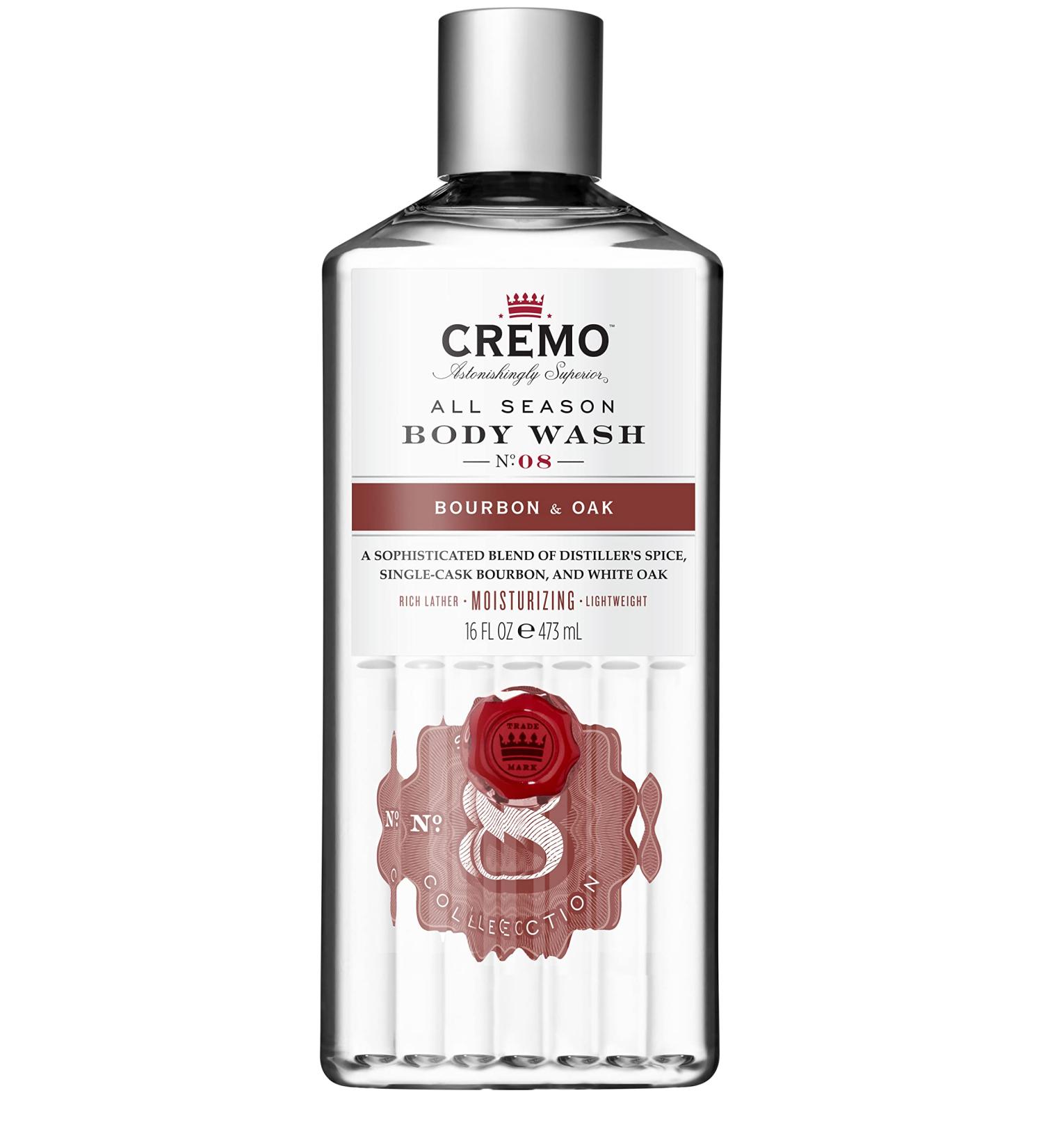 Cremo Bourbon & Oak Body Wash 16oz - Pack of 3 | All Season Formula - Buy Online on GoSupps.com