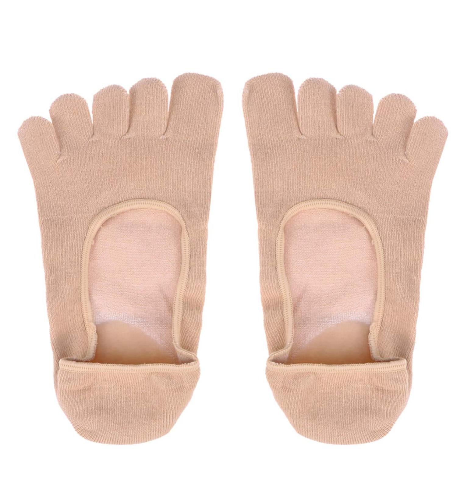 NO-Show Gel Socks for Dry Feet | Moisturizing Spa Socks & 5-Finger Invisible Design - Buy Online on GoSupps.com