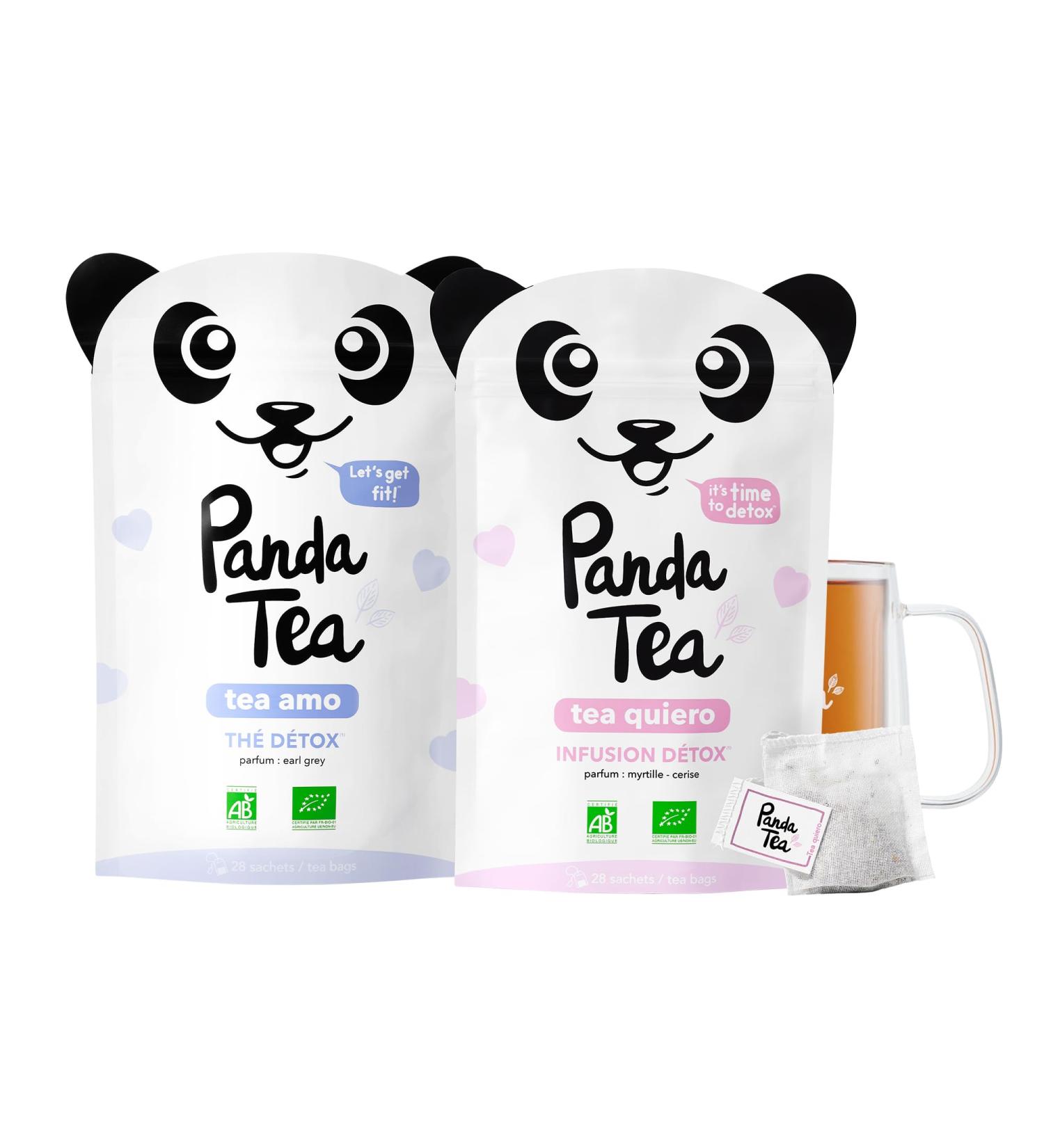 Panda Tea - Organic Slimming Tea and Detox Infusion - New fragrance for fat burning hunger cutting draining slim fit cold - Buy Online on GoSupps.com