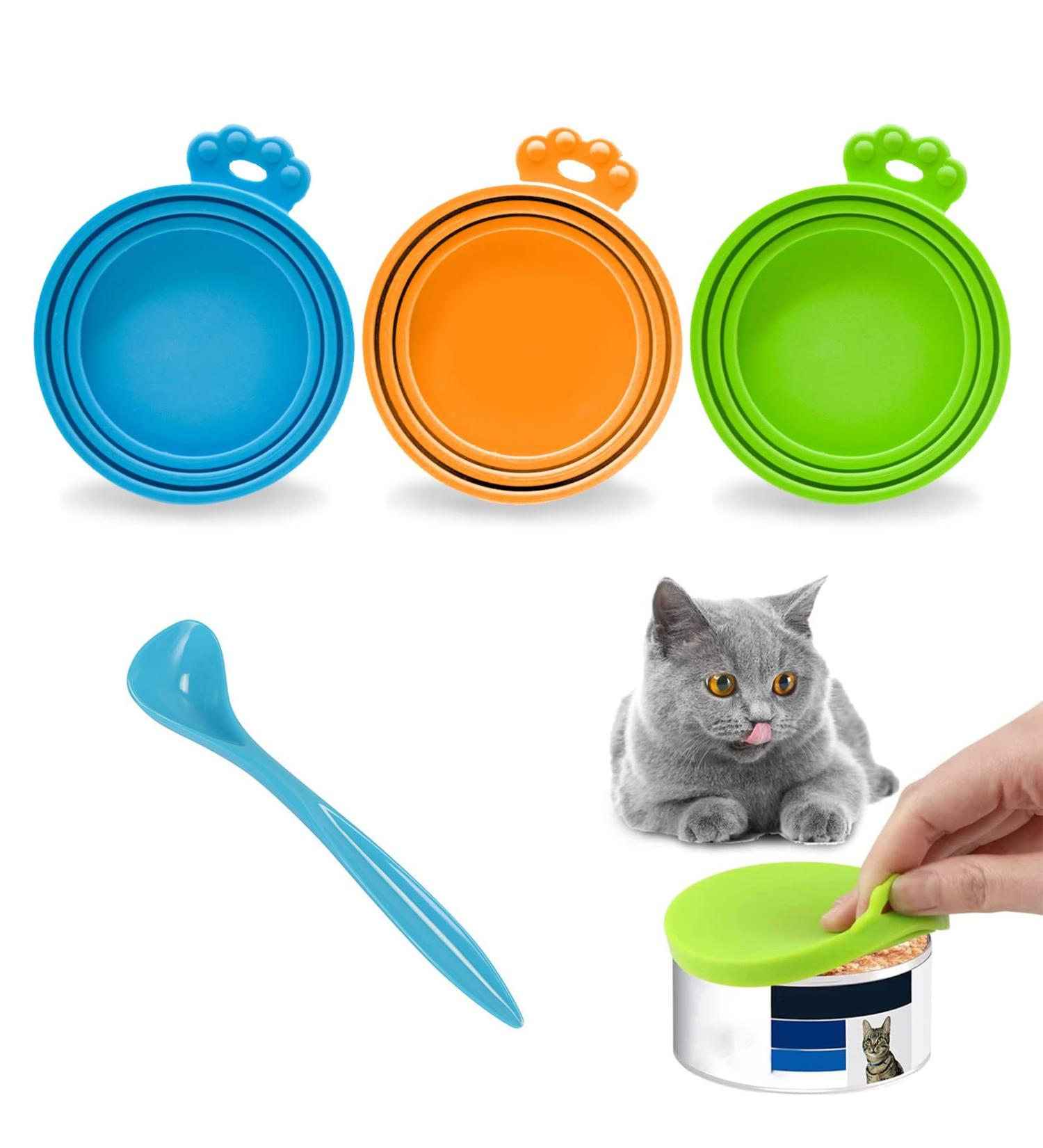 Universal Silicone Tin Can Lids Pet Food Can Covers 3pcs Pet Tin Can Lids Tops Dog Cat Food Storage Can Tin Covers Silicone Cat Dog Food Can Lids Fits All Standard Can Sizes - Buy Online on GoSupps.com
