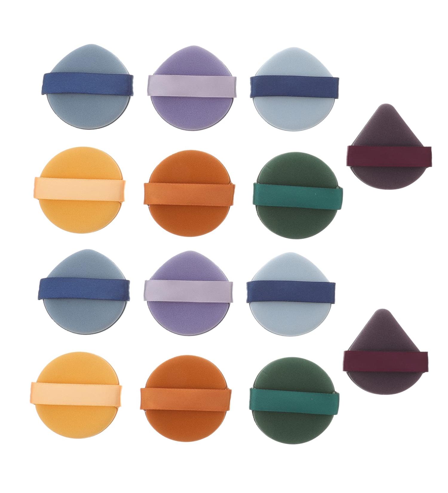 Mikinona 2 Boxes Facial Puff Powder Puff Cosmetic Cream Puff Dry Wet Dual Use Puff Cushion Puff Makeup Supplies Makeup Puff Makeup Sponge Foundation Puff - Buy Online on GoSupps.com