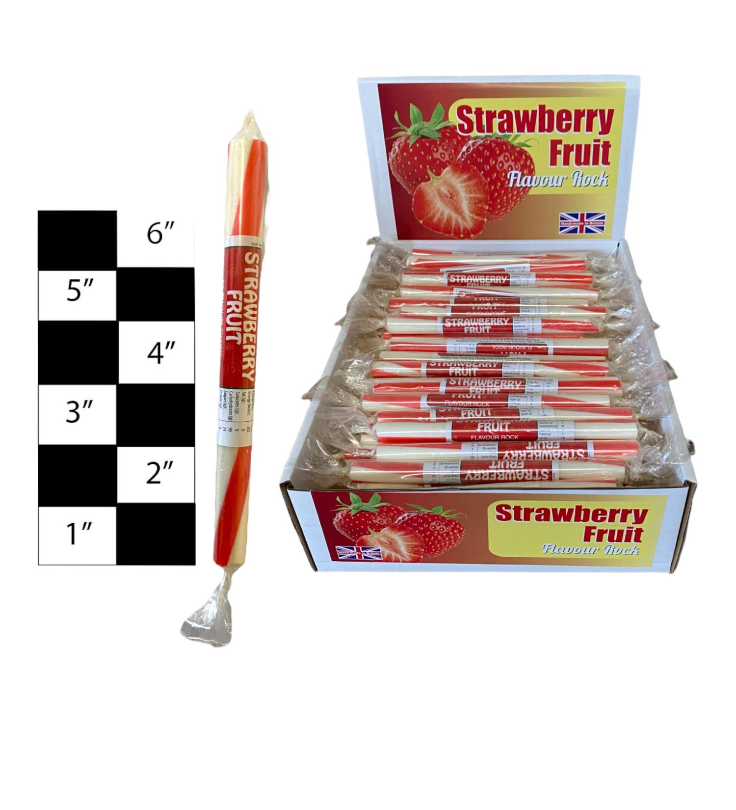 20 X Raspberry Ripple Rock Sticks