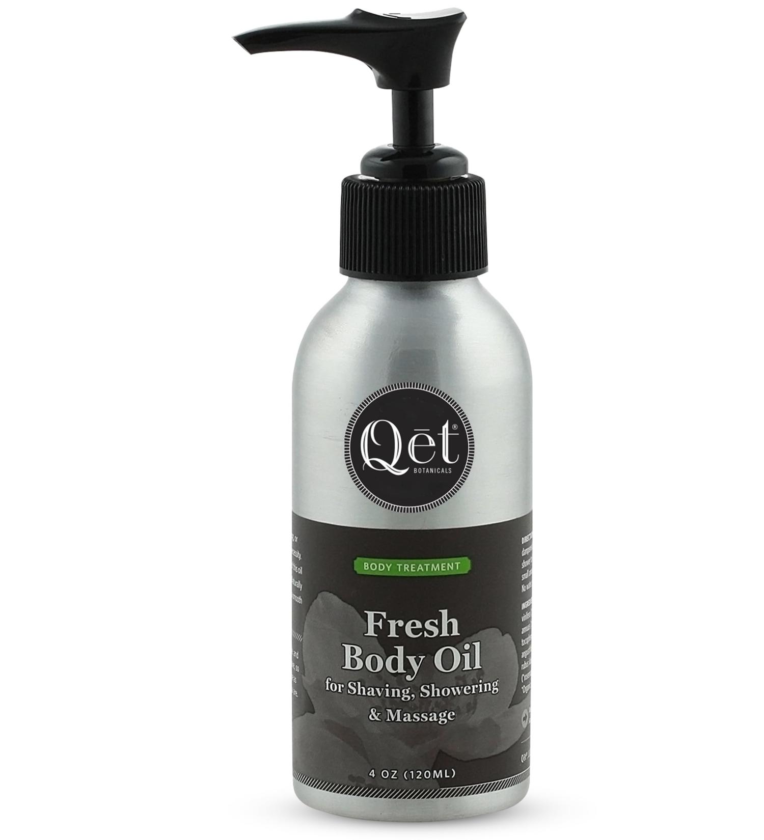 Fresh Body Oil for Shaving Showering & Massage - Buy Online on GoSupps.com