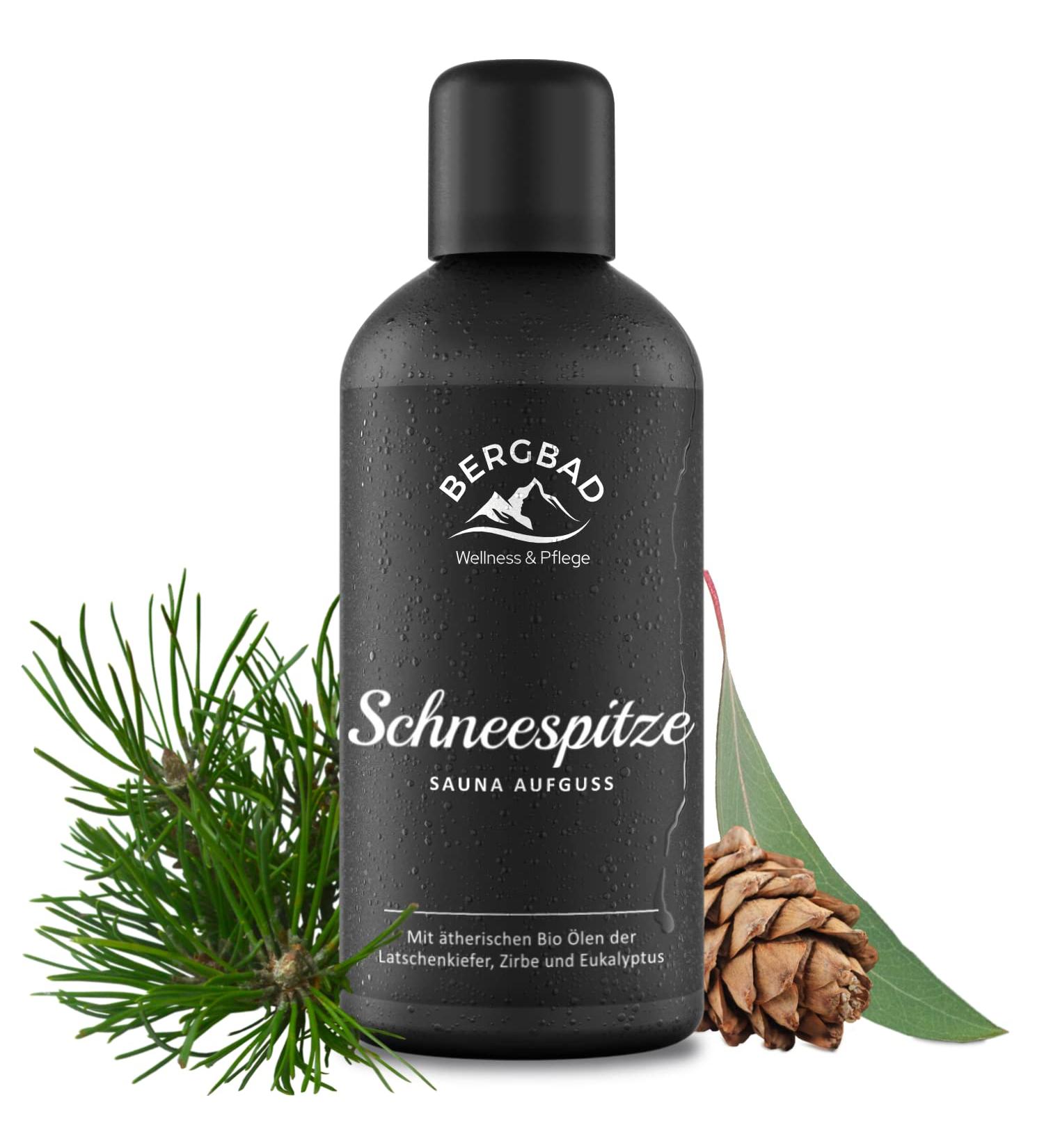 Bergbad Bio-Sauna Infusion 100ml - Organic Essential Oils with Swiss Pine & Eucalyptus | Natural Sauna Experience - Buy Online on GoSupps.com