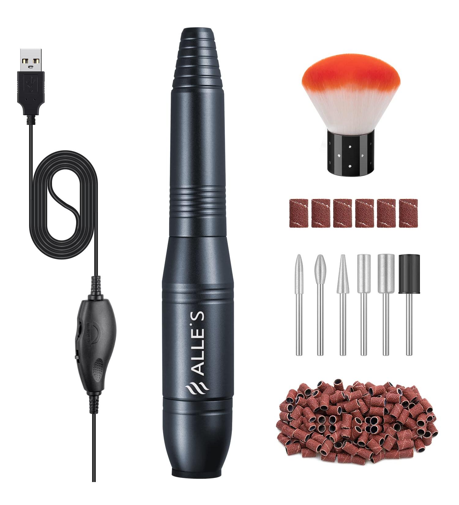 Buy Portable Nail Miller - 20 000 RPM Electric Nail Cutter Drill Kit for Gel Nails | Perfect Gift for Girls - Buy Online on GoSupps.com
