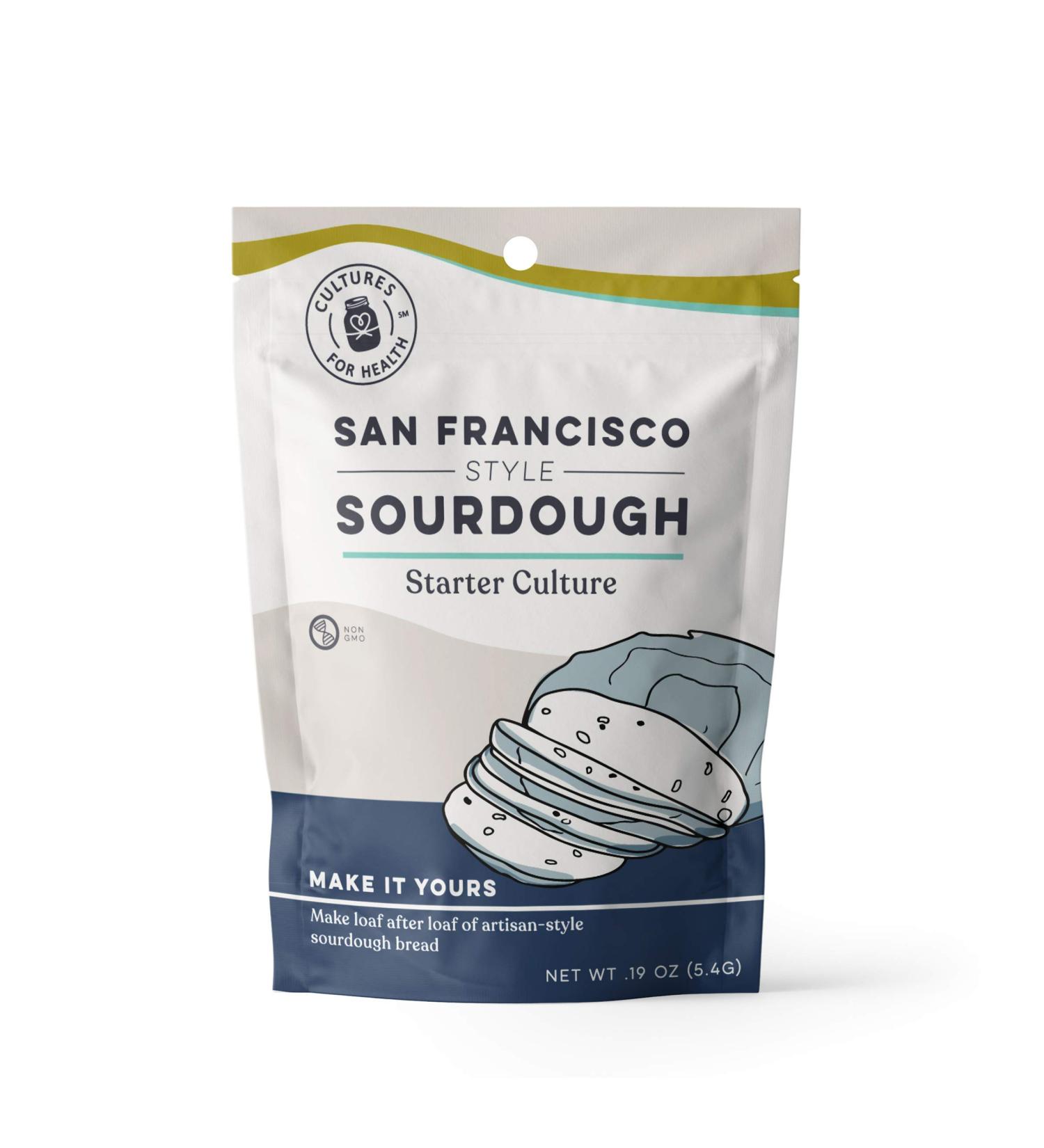 San Francisco Sourdough Culture - 1 Packet (0.19 oz) | Cultures for Health - Buy Online on GoSupps.com