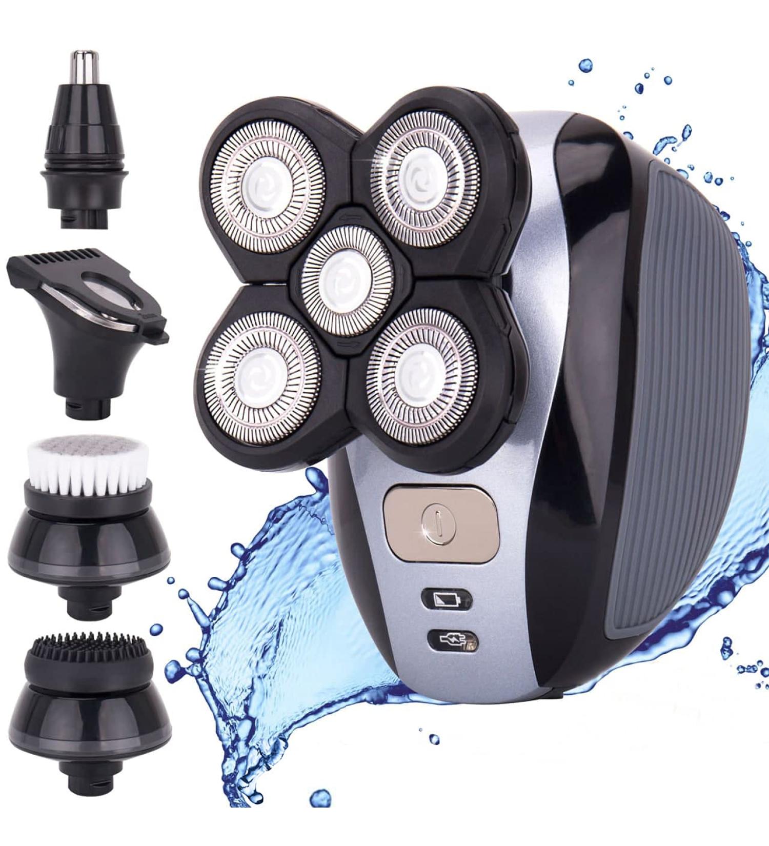Professional 5-in-1 Head Shaver for Bald Men - Cordless & Rechargeable - Buy Online on GoSupps.com