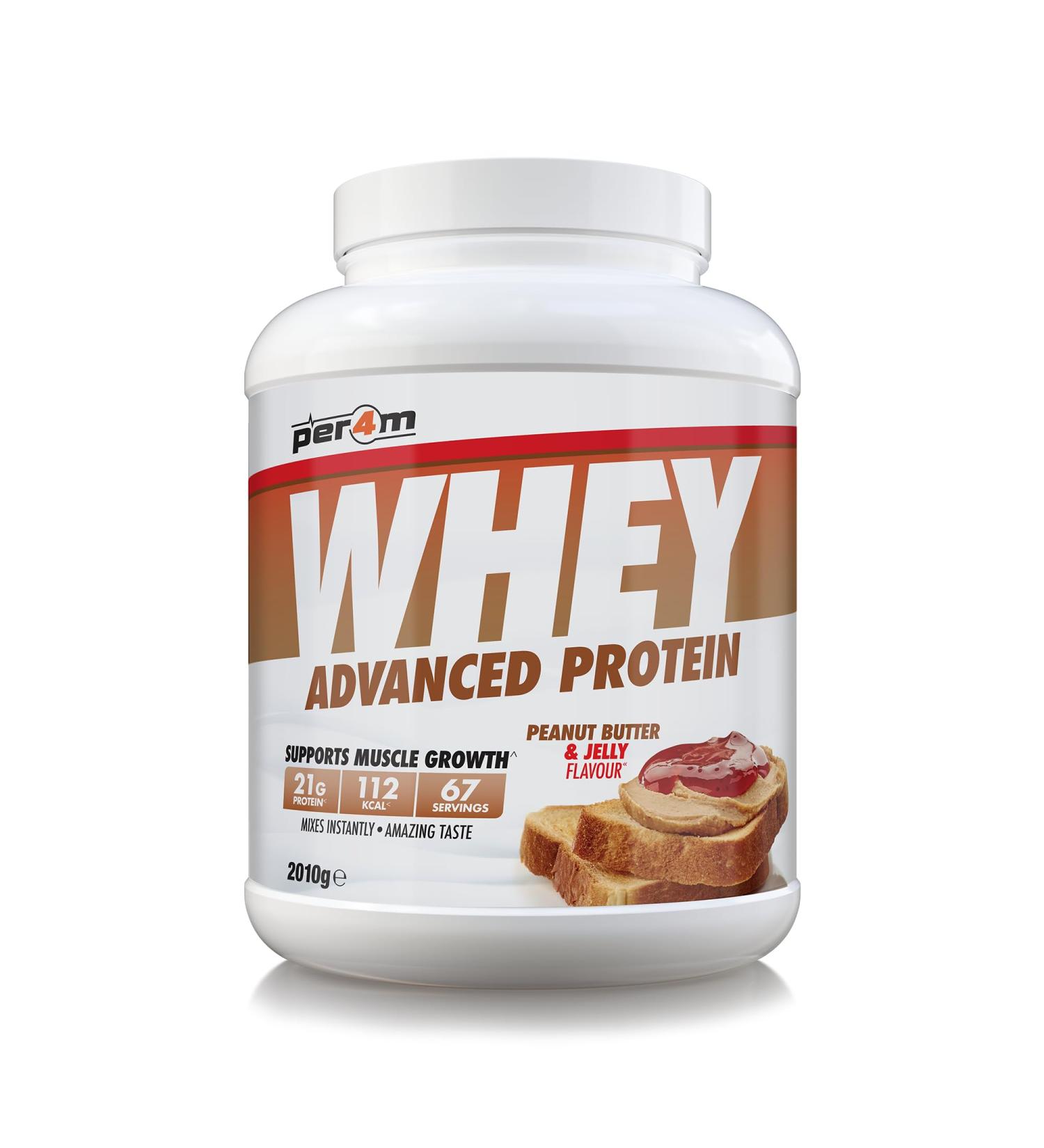  per4m Per4m Whey Protein 2kg Peanut Butter & Jelly - Buy Online on GoSupps.com