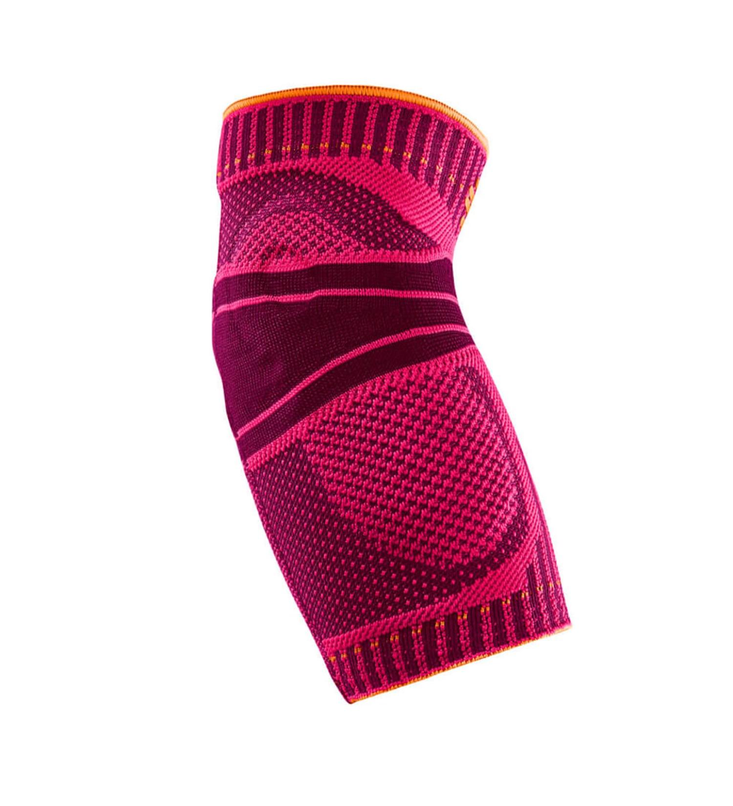 Bauerfeind Unisex Elbow Sports Bandage - Portable Support for Athletics & Ball Sports - XS Pink - Enhanced Stability & Comfort - Buy Online on GoSupps.com