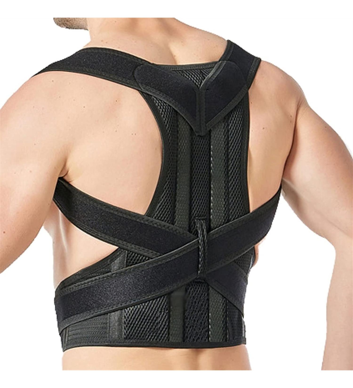 Posture Corrector for Men Women Teenagers Spine Back Support Brace Waist-Support Belts Provides Pain Relief for Neck Back and Shoulders (Size : XXL) (X) - Buy Online on GoSupps.com