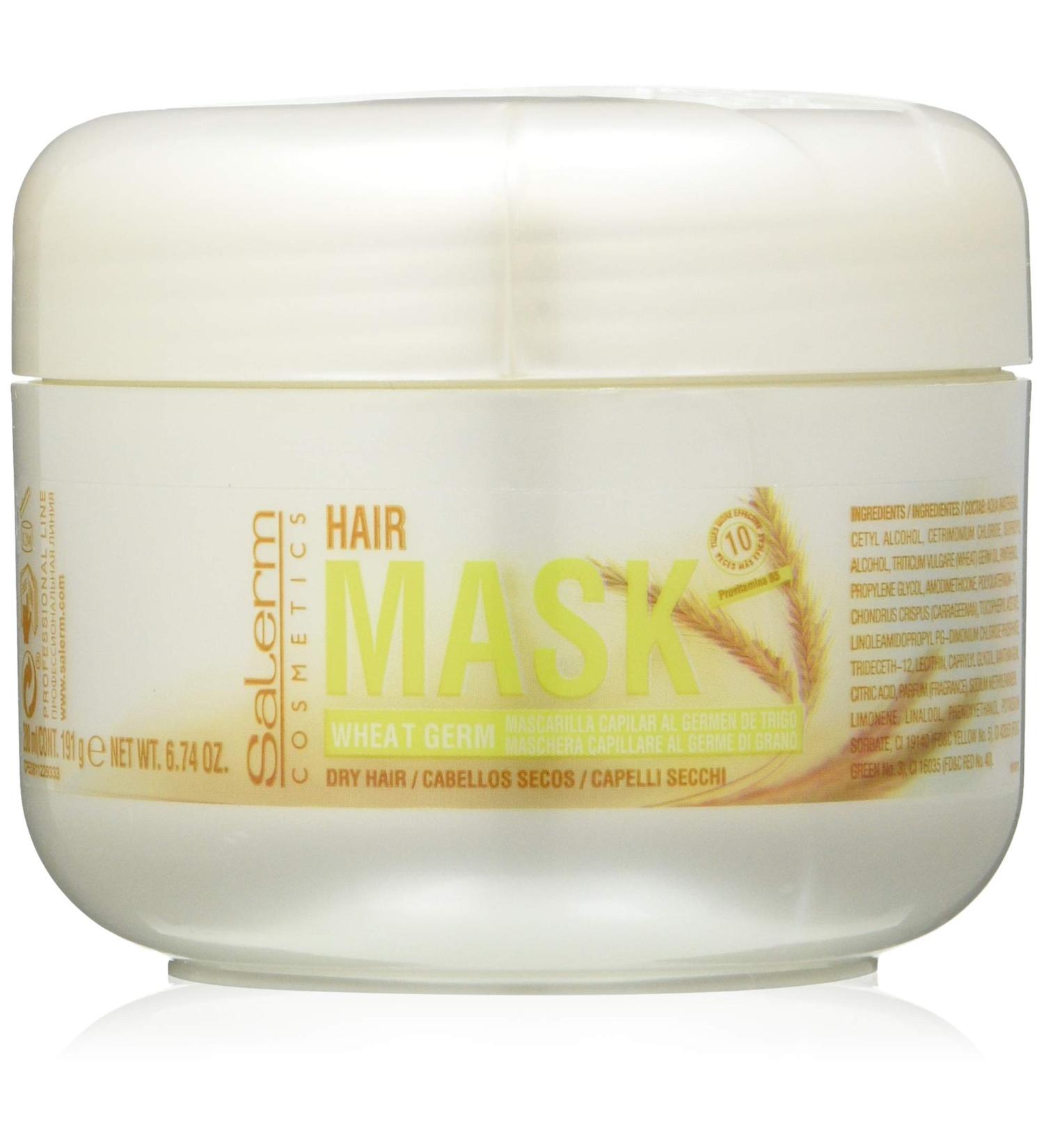 Wheat Germ Hair Mask 200ml - Nourishing & Rejuvenating Hair Treatment for All Hair Types | International Shipping Available - Buy Online on GoSupps.com