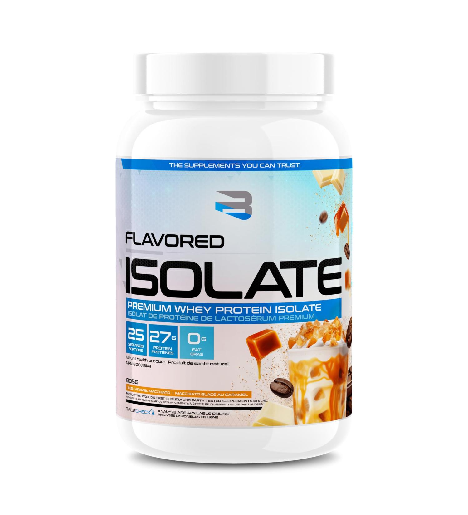 Believe Supplements Protein Powder - Puclicly 3rd Party Tested Whey Protein Powder for Muscle Growth Strength & Recovery Easily Mixable for Shakes Smoothies and Baked Goods Rich & Creamy Taste (25 scoop Iced Caramel Macchiato) Iced Caramel Macchiato 25 sc - Buy Online on GoSupps.com