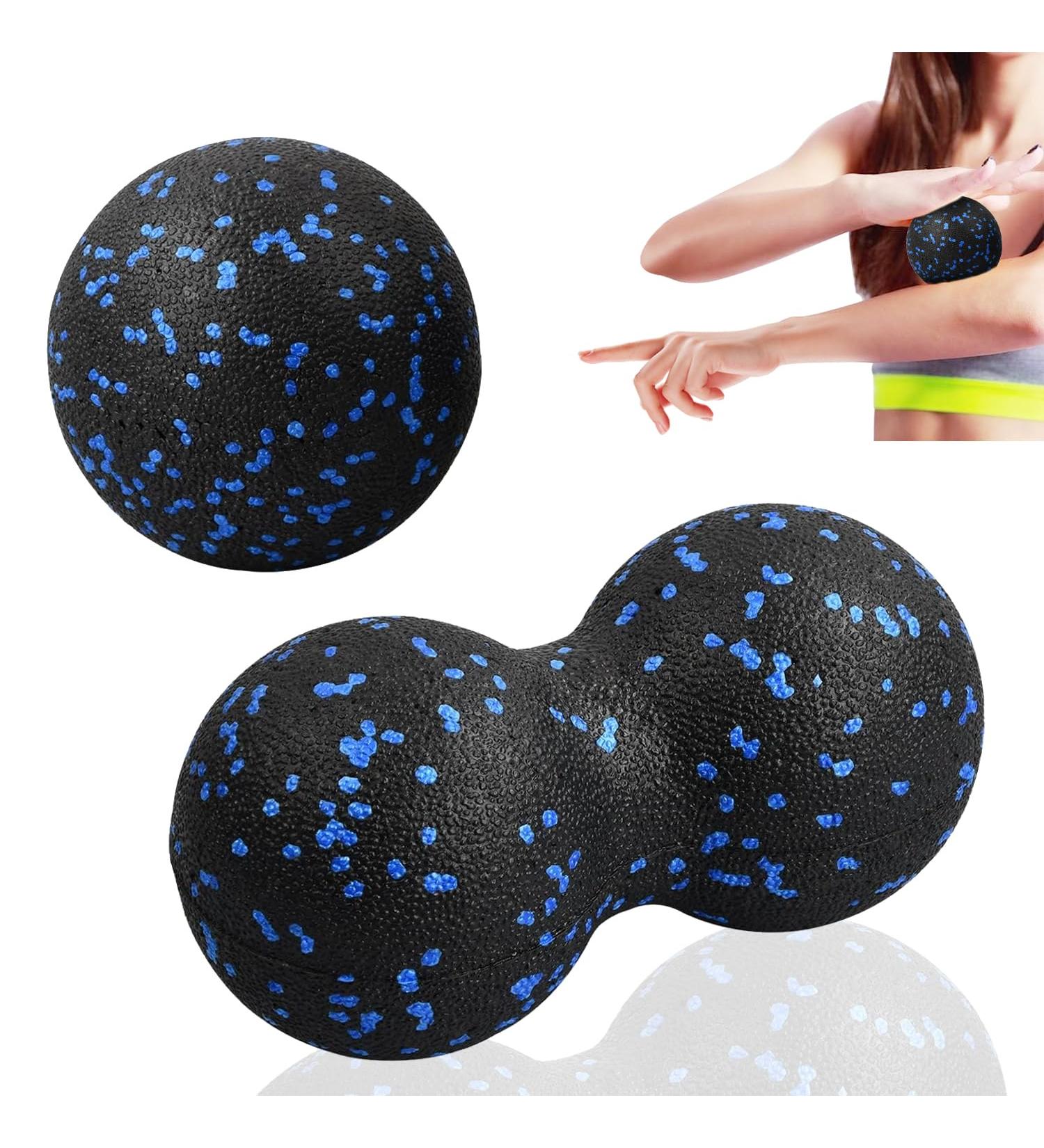 Fascia Ball Set - 2-Piece Massage Ball Set for Feet Peanut & 7cm Balls - Muscle Relaxation & Pain Relief - Buy Online on GoSupps.com