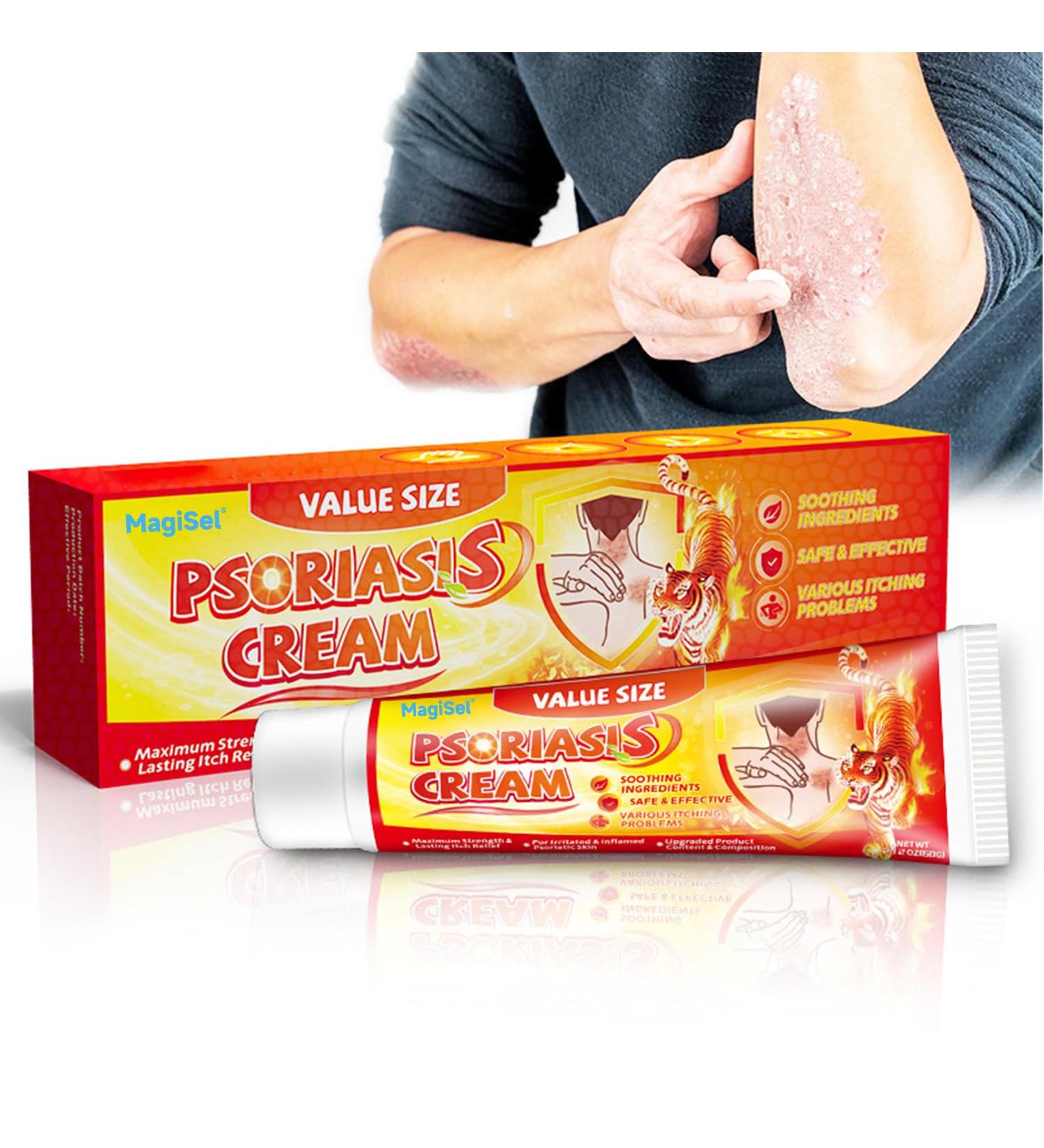  MagiSel Anti-itch ointment skin cream soothing skin cream for itching and psoriasis natural care formula cares for and soothes the skin suitable for skincare - Buy Online on GoSupps.com