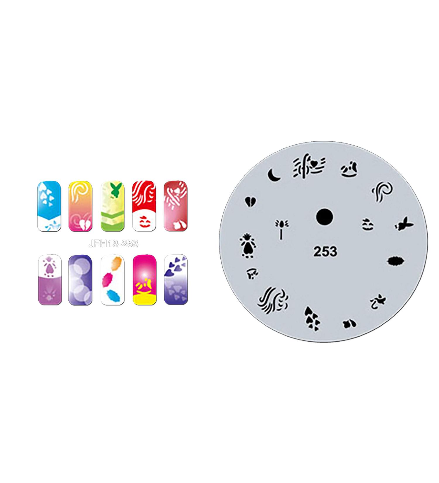 Fingernail stencil (airbrush nail art) Fengda JFH13-253