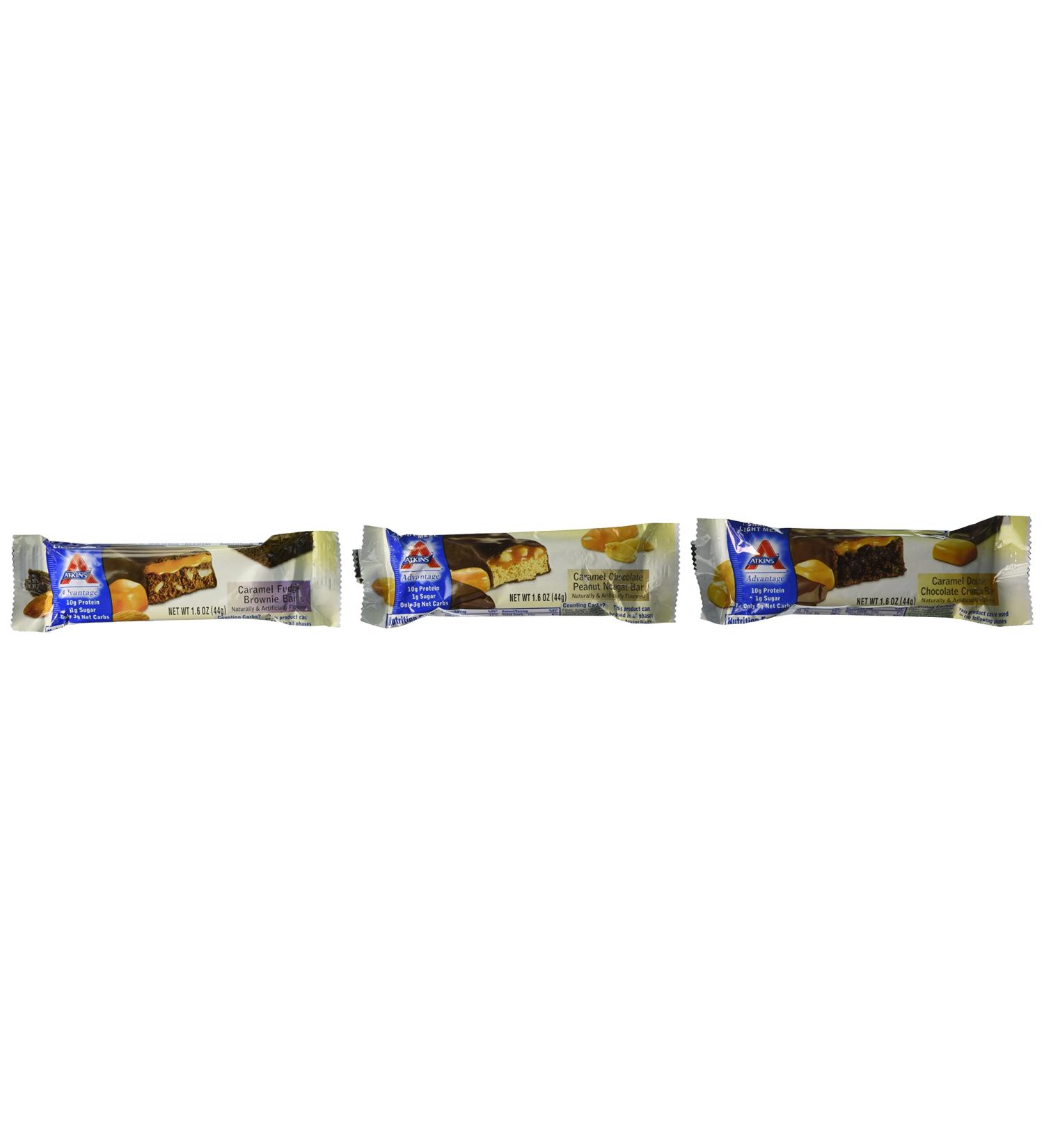 Atkins Caramel Snack/Light Meal - Variety Pack - 16 ct. - Buy Online on GoSupps.com