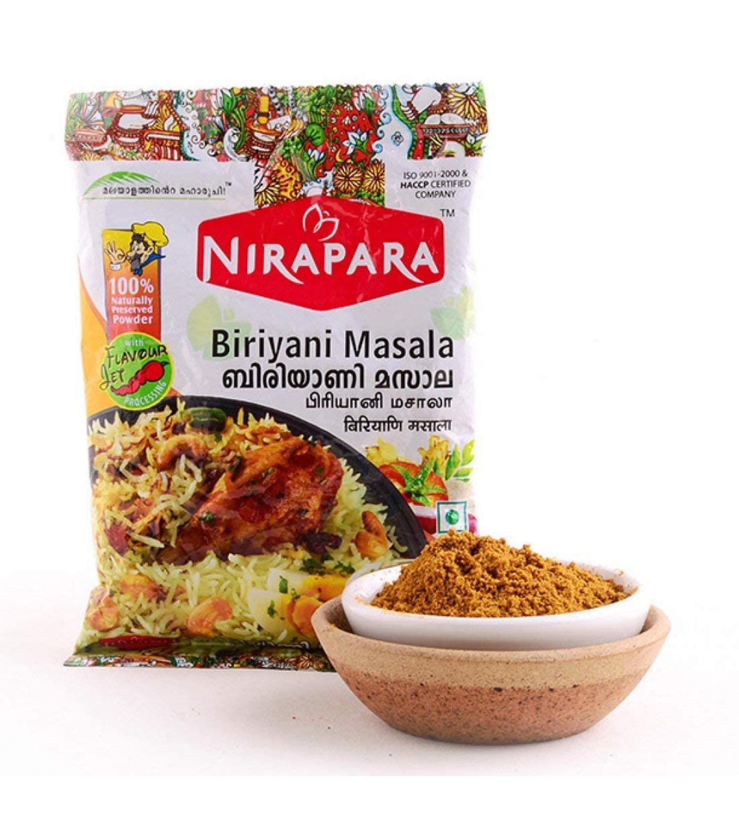 Nirapara (Cochin) Biriyani Masala Indian Seasoning Powder - 100 gm