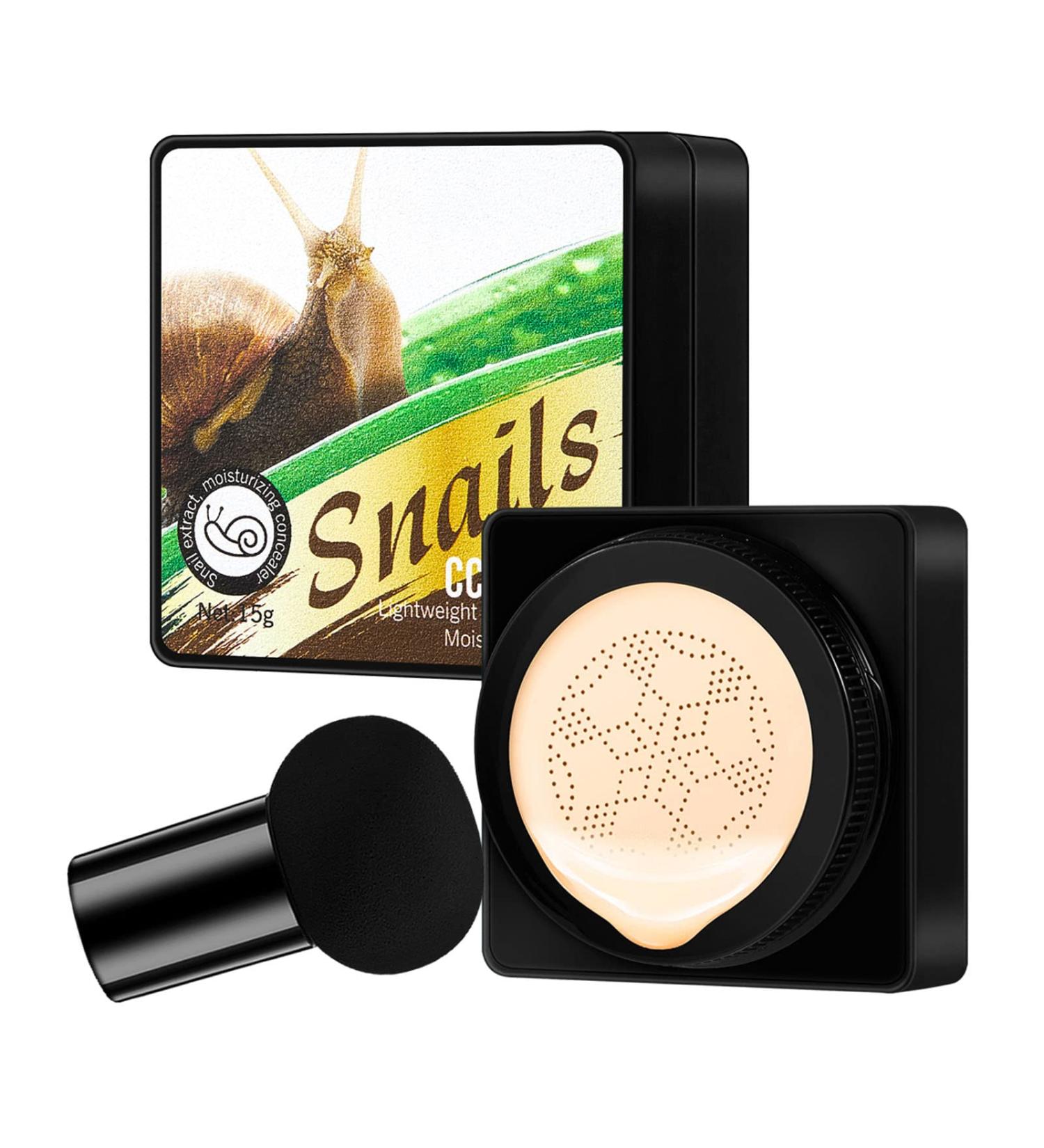 Mushroom Head Air Cushion Foundation CC Cream | BB Cream Concealer | Moisturizing & Brightening | Perfect for All Skin Types | 15g | Ideal Gift - Buy Online on GoSupps.com