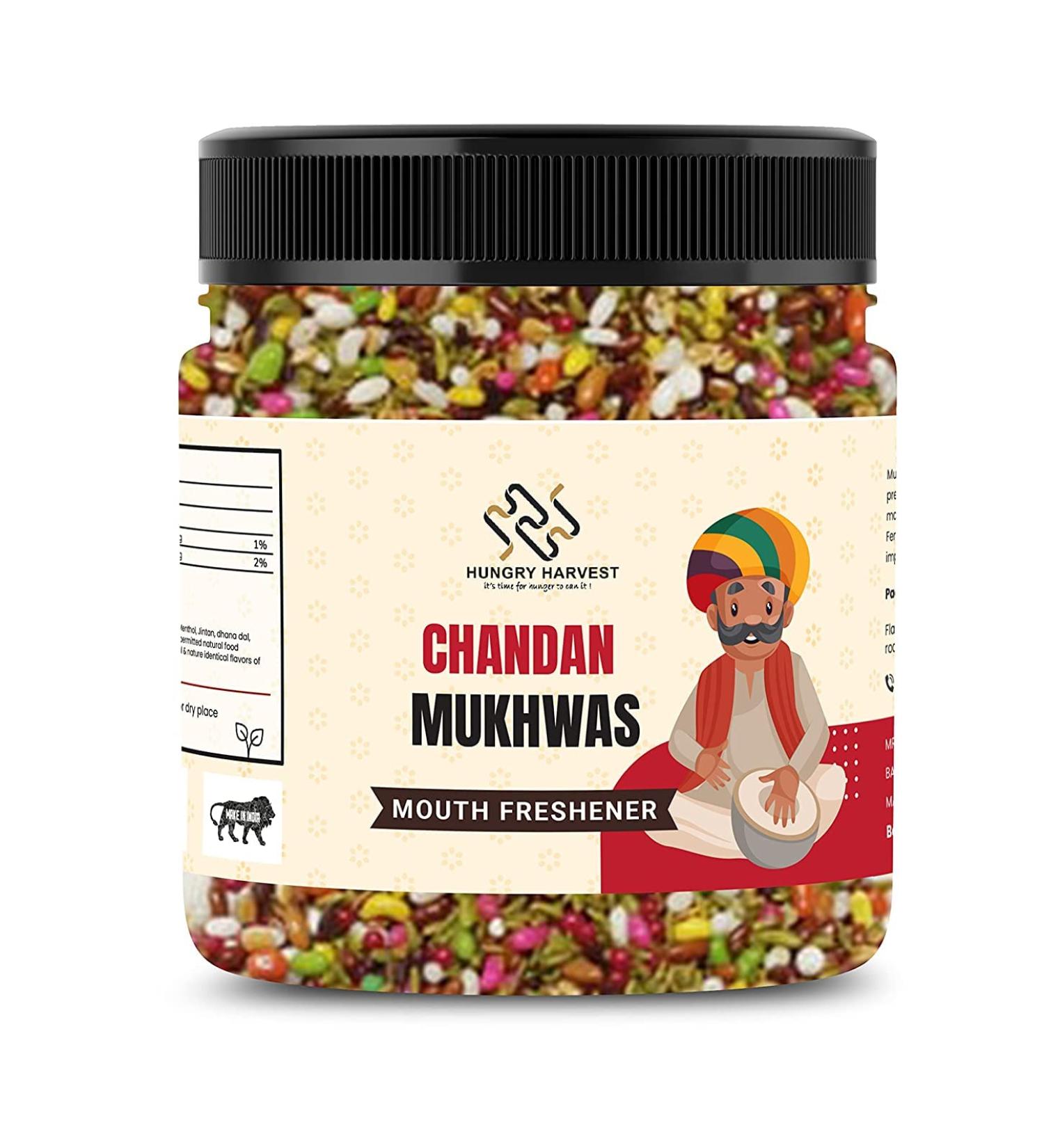 Hungry Harvest Chandan Mukhwas 300g Mouth Fresheners Mukhwas_Packing May Vary