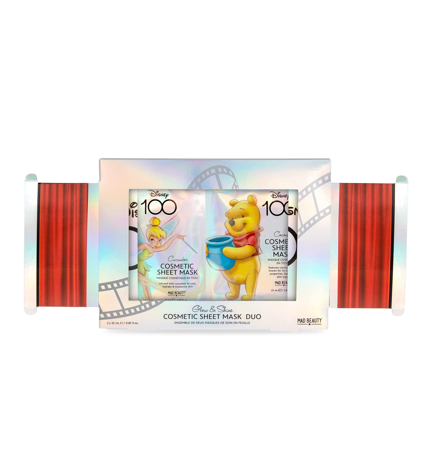 Buy MAD Beauty Disney 100 Years of Wonder Sheet Masks Duo - Limited Edition Rapunzel & Tinker Bell Soothing Cucumber & Nourishing Coconut Enriched with Hyaluronic Acid for Ultimate Hydration & Rejuvenation - International Shipping Available - Buy Online on GoSupps.com
