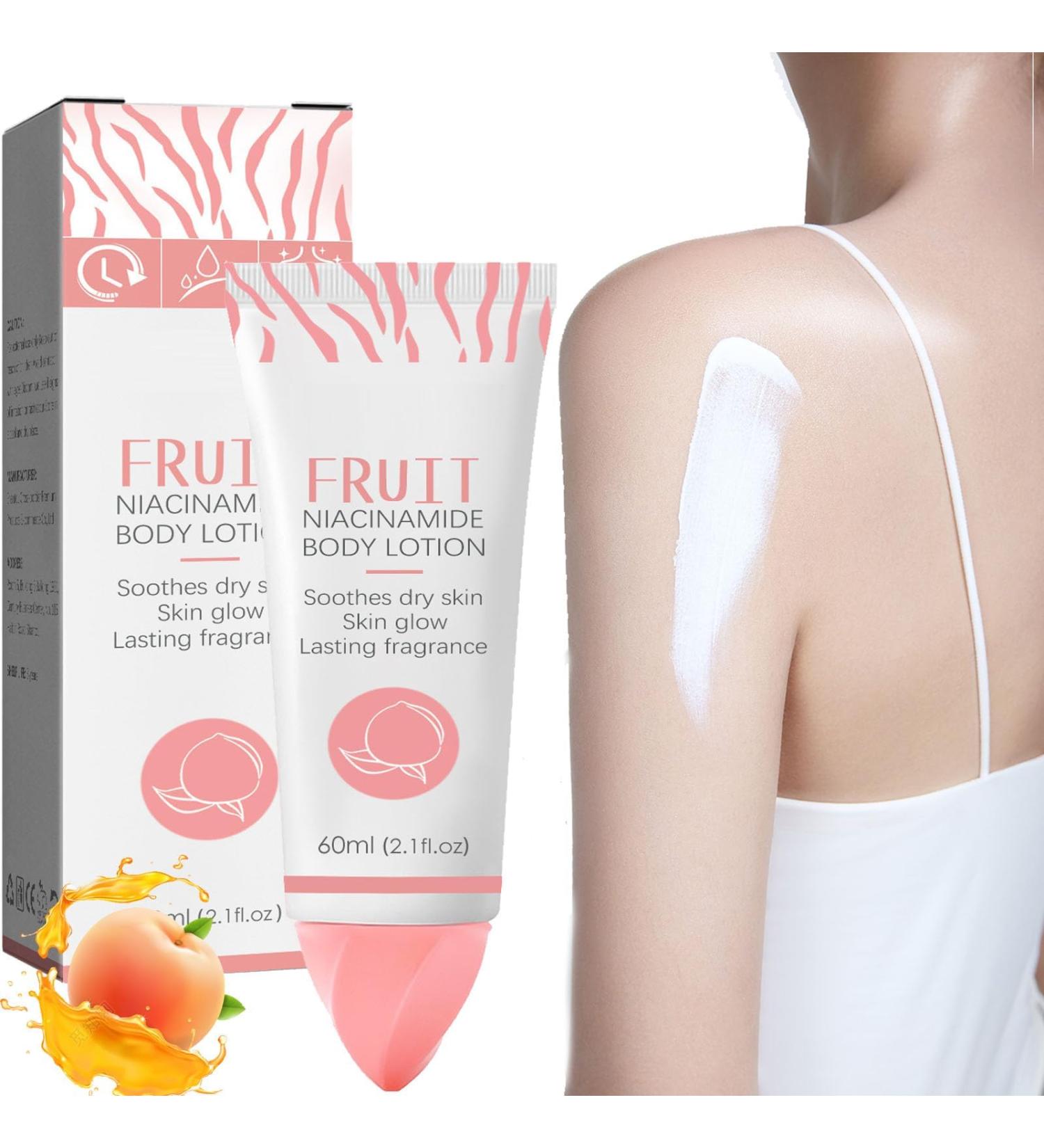 EXQST Gmeelan Peach Niacinamide Body Lotion Peach Niacinamide Body Lotion Long-lasting Moisturizing and Whitening Skin Care Products - Buy Online on GoSupps.com