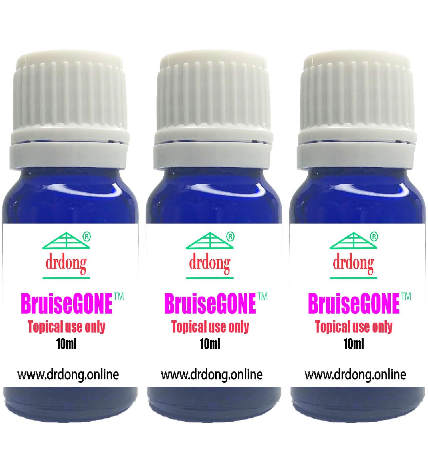 drdong BruiseGONE 3 Pack- Speeds Bruise Healing by ONE Week NO Cream Natural Bruise Remedy Essential Oil Blend Easy Absorption Easy to Apply topically - Buy Online on GoSupps.com