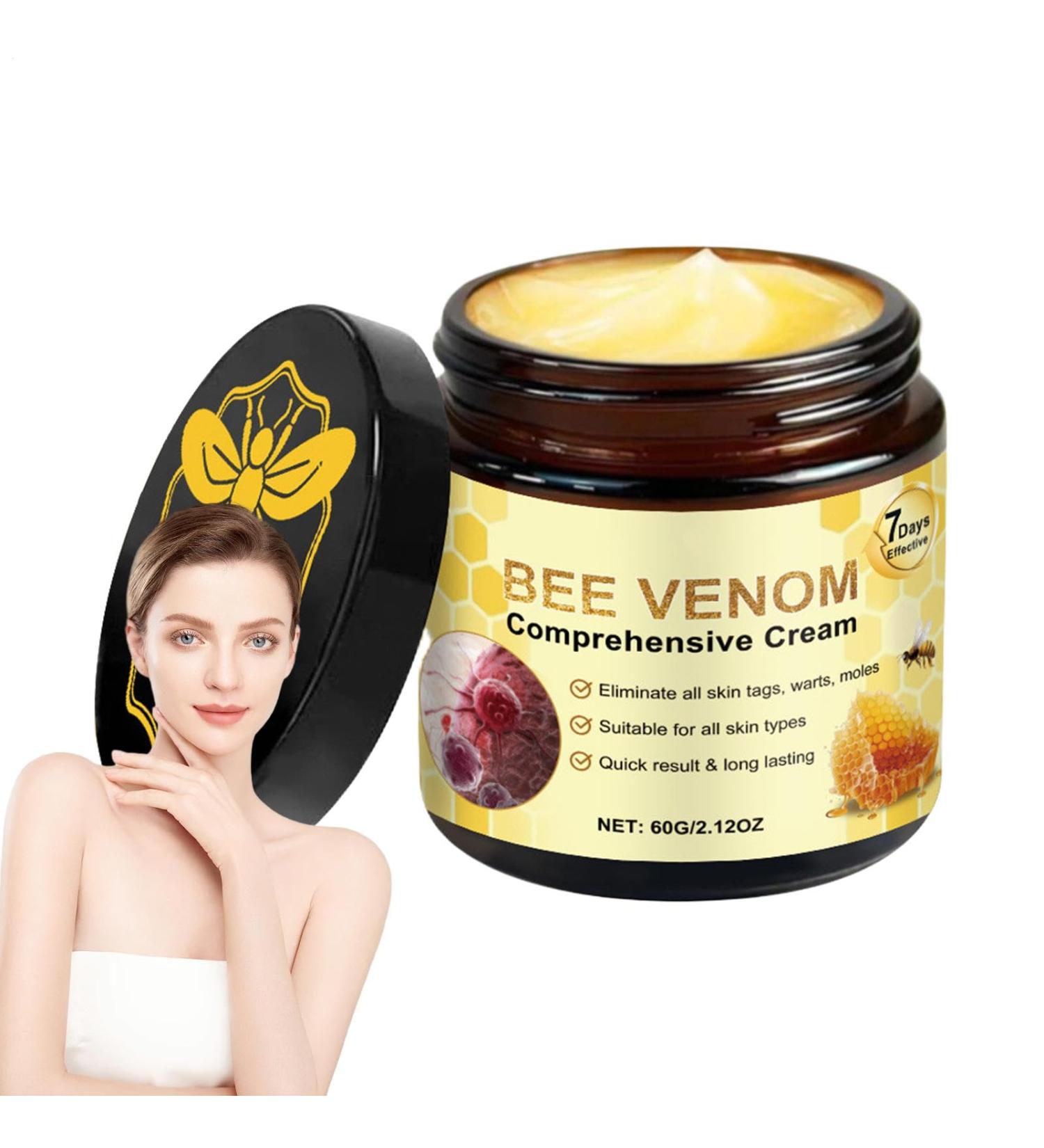  Mimoqk Bee Cream Face Moisturizer Skin Renewal and Firming Lotion Multi-Functional Face and Body Hydrating Nourishing Balm for All Skin Types 2oz Unisex - Buy Online on GoSupps.com