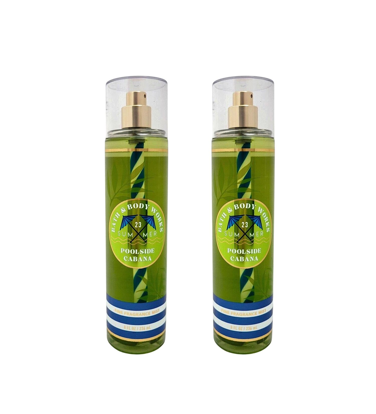 Bath & Body Works Fragrance Mist 2-Pack 8oz Each (Poolside Cabana)
