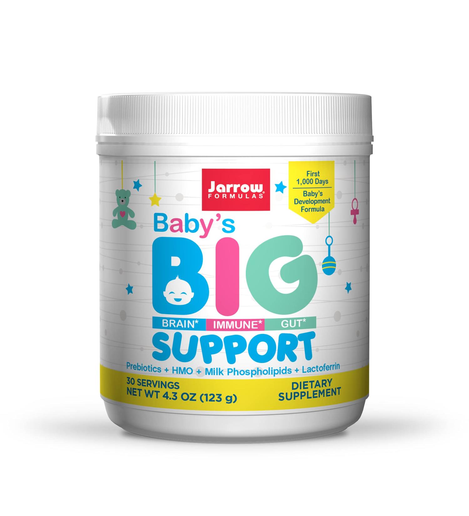 Jarrow Formulas Baby's Big Support Powder 4.3 oz - Nutritional Supplement for Infants - Buy Online on GoSupps.com