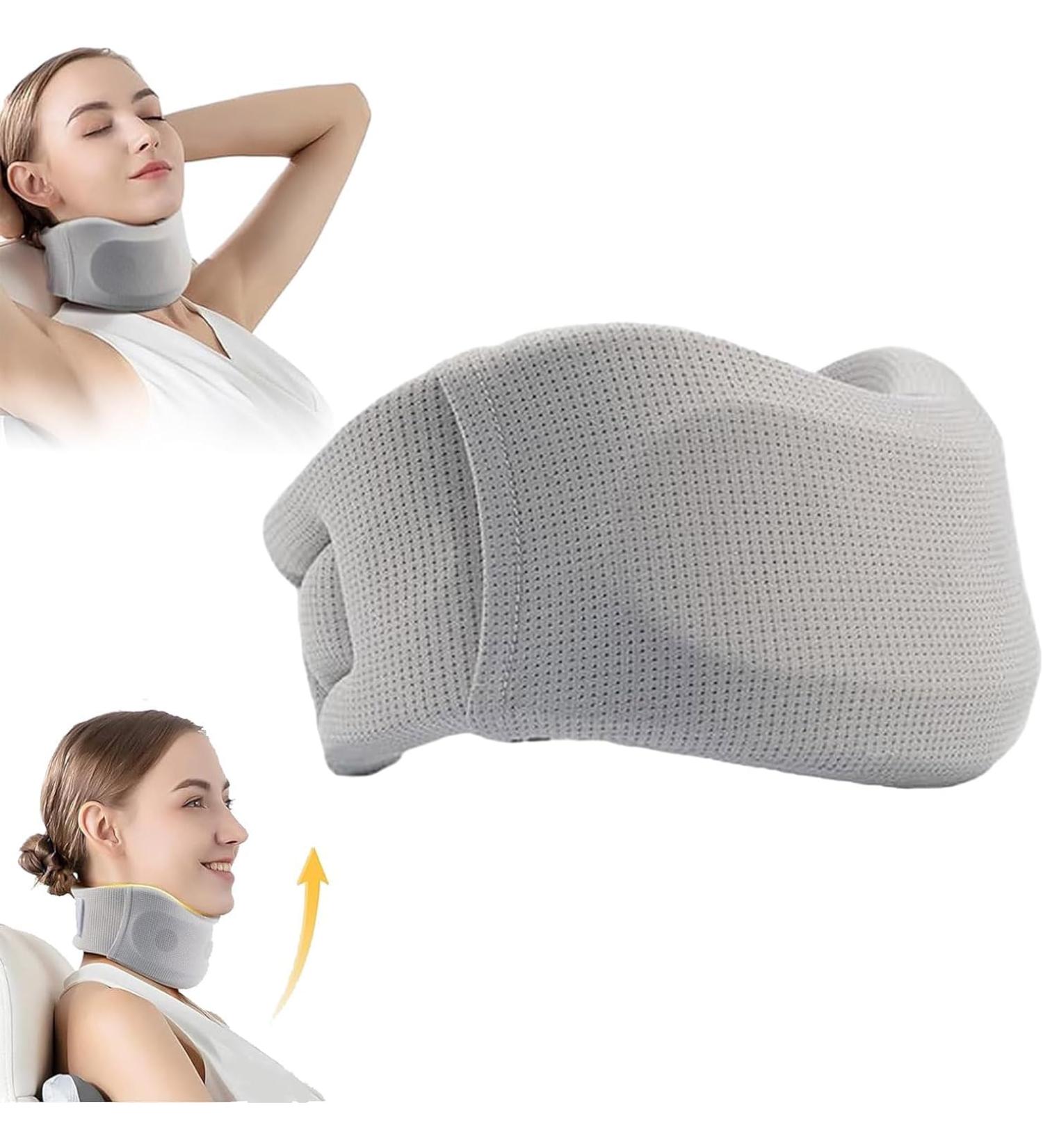 Recovist Neck Support - Cervicorrect Chin Support for Sleep Apnea & Snoring - Soft Foam Gray (Small) - Enhance Sleep Comfort Internationally - Buy Online on GoSupps.com