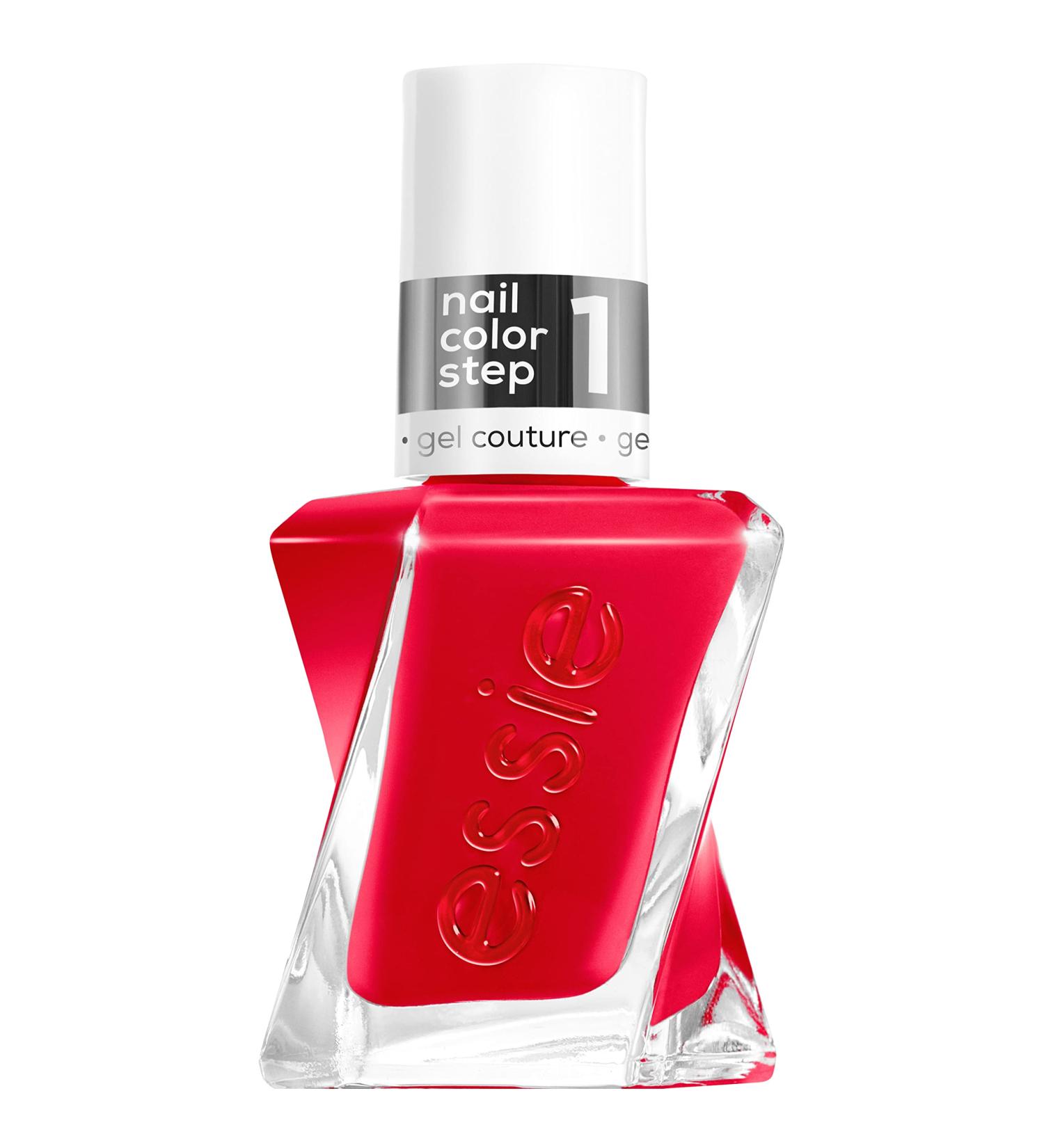 Essie Gel Couture Scarlet Red Nail Polish - Long-Lasting 8-Free Vegan Formula | 0.46 fl oz - Buy Online on GoSupps.com