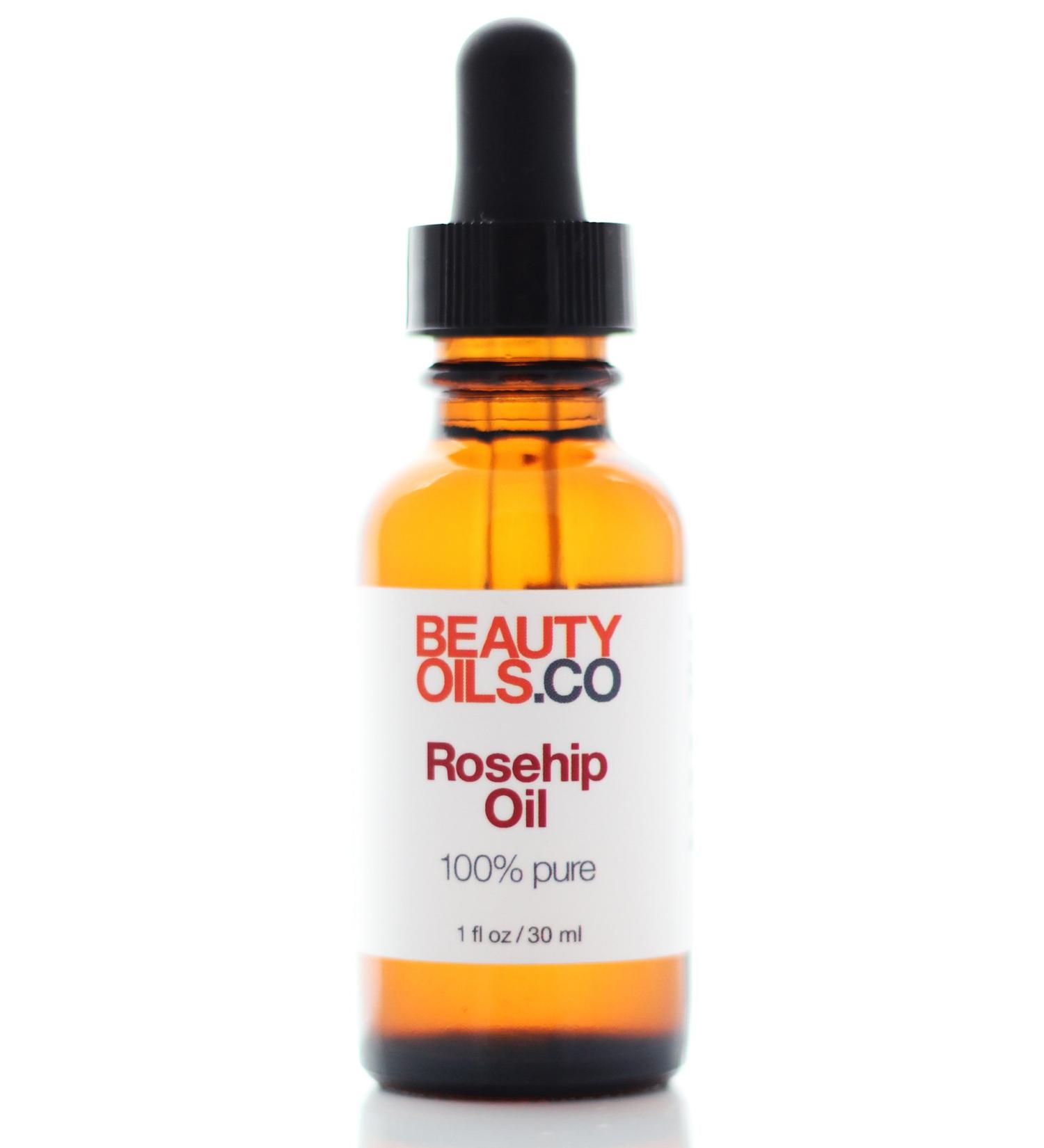 Organic Rosehip Seed Oil - Cold Pressed Moisturizer for Face & Dry Skin (1 fl oz) | Anti-aging, Scar Treatment - Buy Online on GoSupps.com