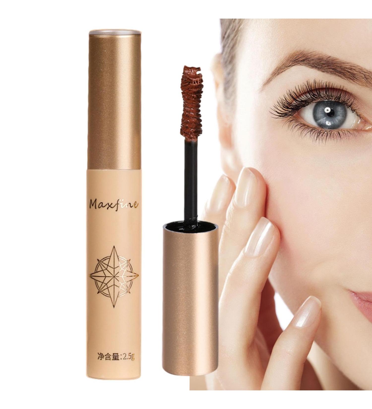 Eyelash Mascara | Smudge Proof Eye Lash Mascara - Mascara Lash Extension For Sensitive Eyes Last All Day Waterproof Make Up For Women Sensitive Eyes Pochy 02#brown - Buy Online on GoSupps.com
