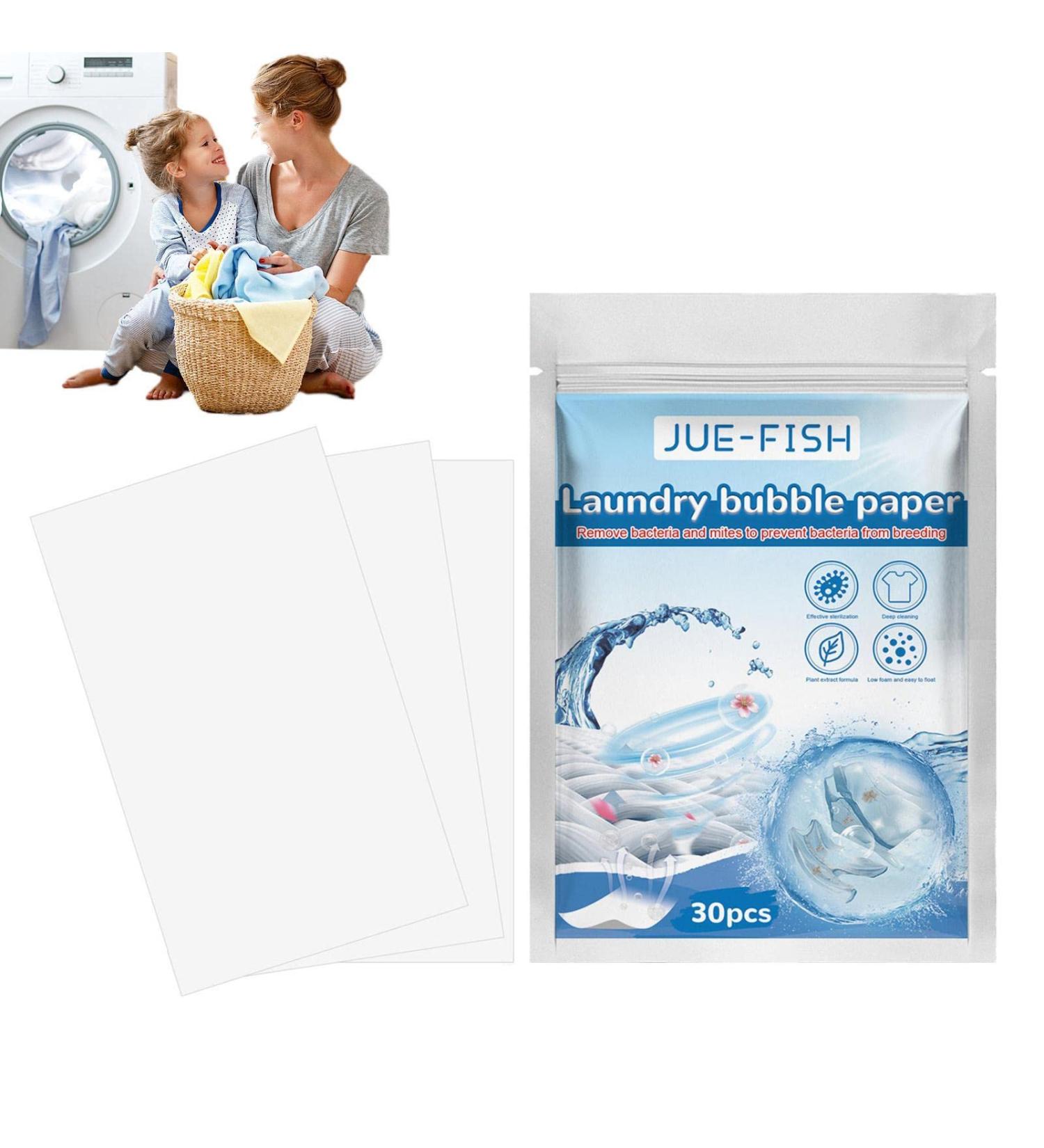 Laundry Sheets Detergent Natural Fresh Scent Washer Sheet Natural Laundry Strips Portable Efficient Laundry Detergent for Home Use Dobooo - Buy Online on GoSupps.com