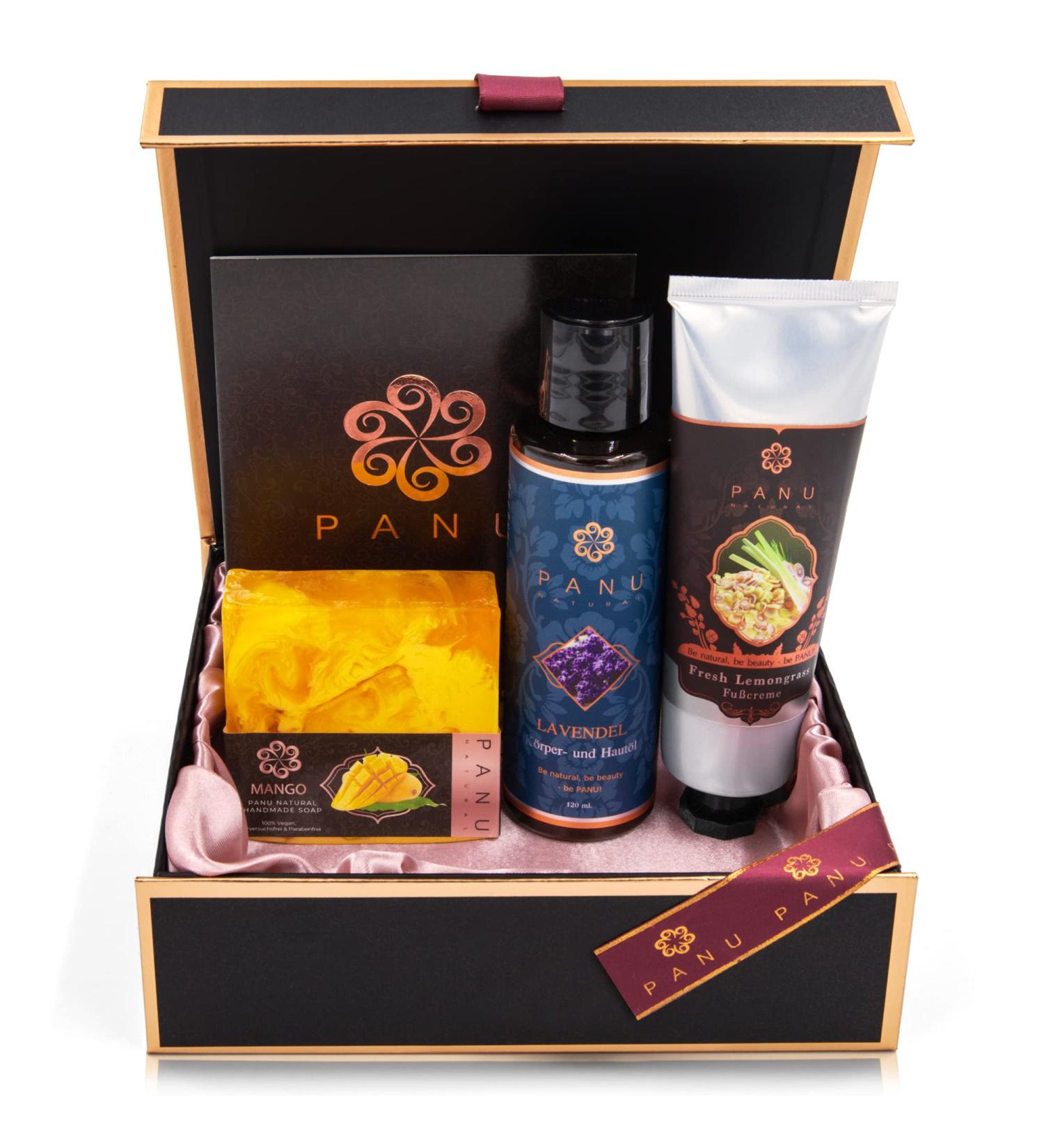 Premium Panu Gift Set - Relaxation Gifts for Women | High-Quality Wellness Box & Birthday Present with Congratulations Card - Buy Online on GoSupps.com