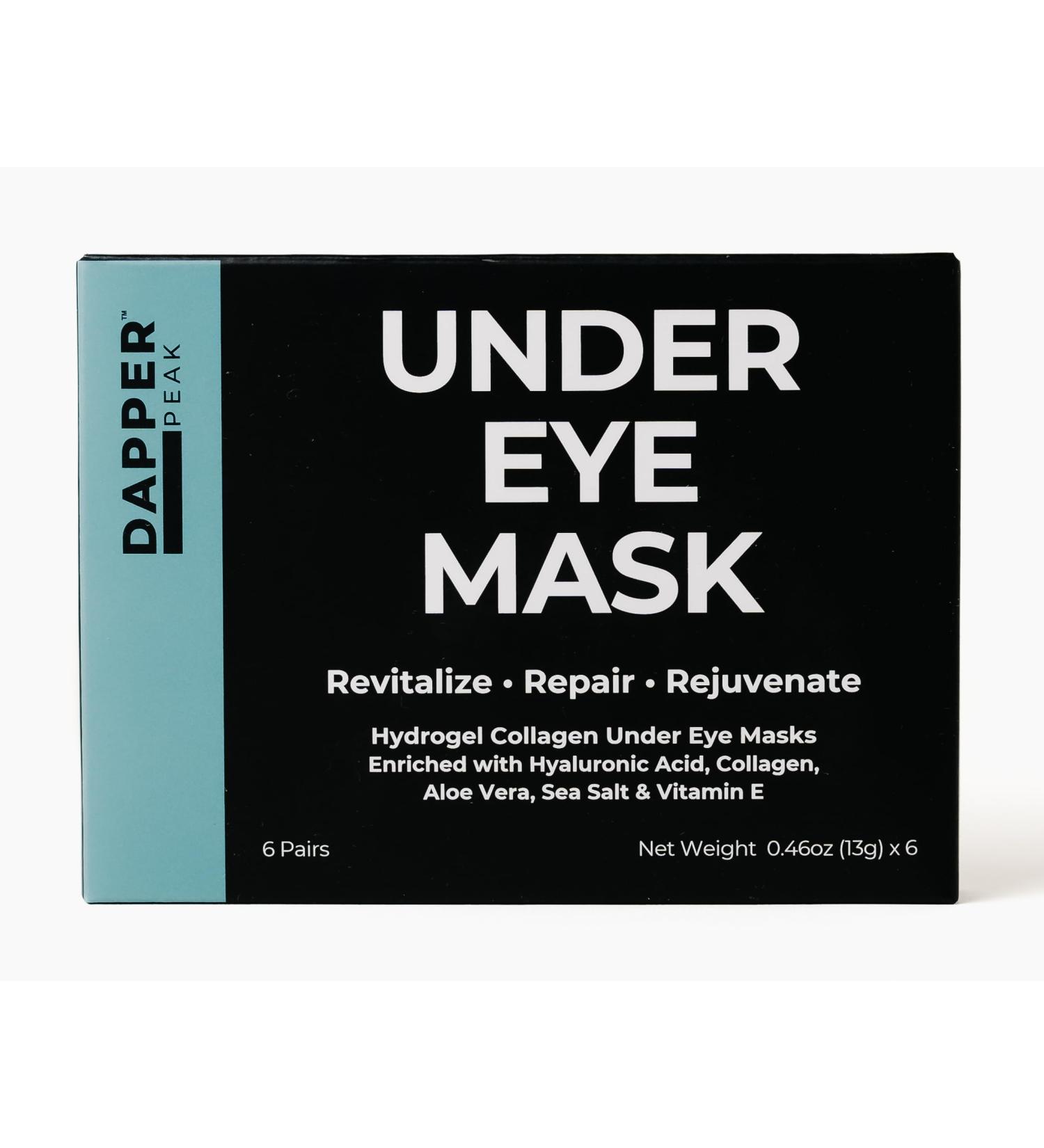 Hydrating Under Eye Mask - 6 Pairs | Hydrogel Collagen & Vitamin E | Reduce Bags & Firm Skin | Fragrance Free - Buy Online on GoSupps.com