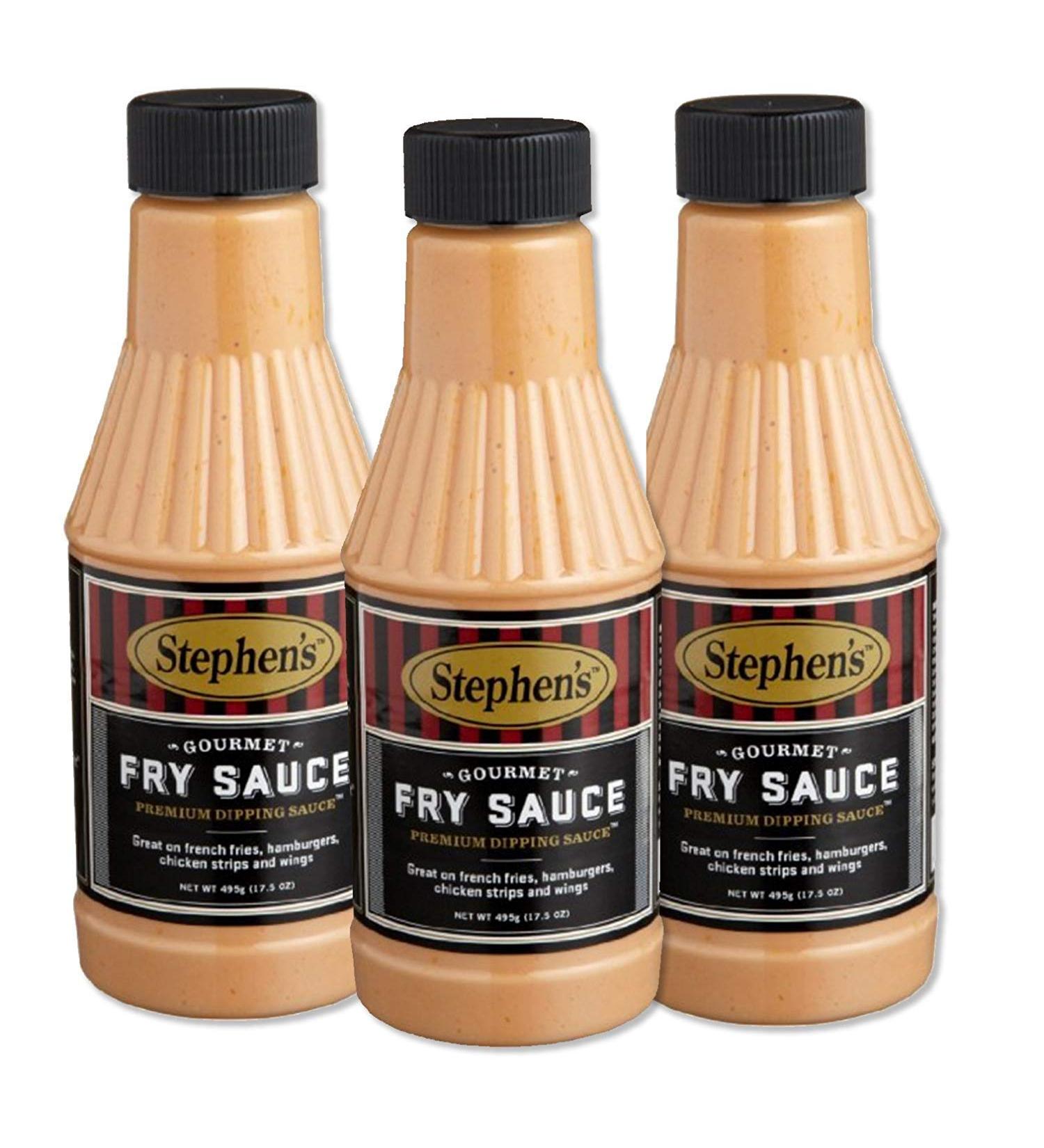 Stephens Gourmet Fry Sauce 3-Pack - 17.5 Ounce Bottles, Delicious Condiment for Fries, Burgers & More! - Buy Online on GoSupps.com